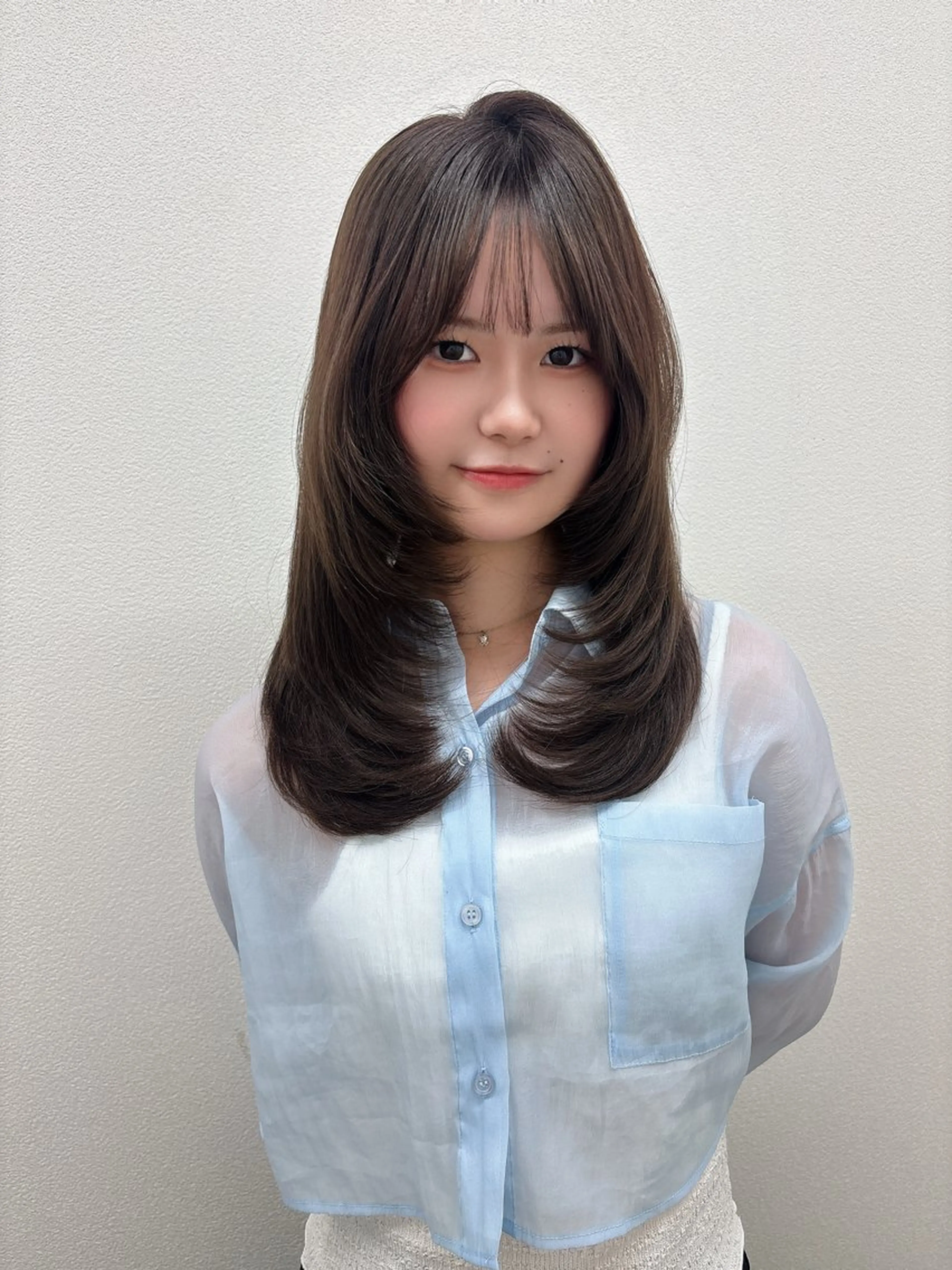 セミロング 韓国/girly 🧼Riju🧼のヘアスタイル