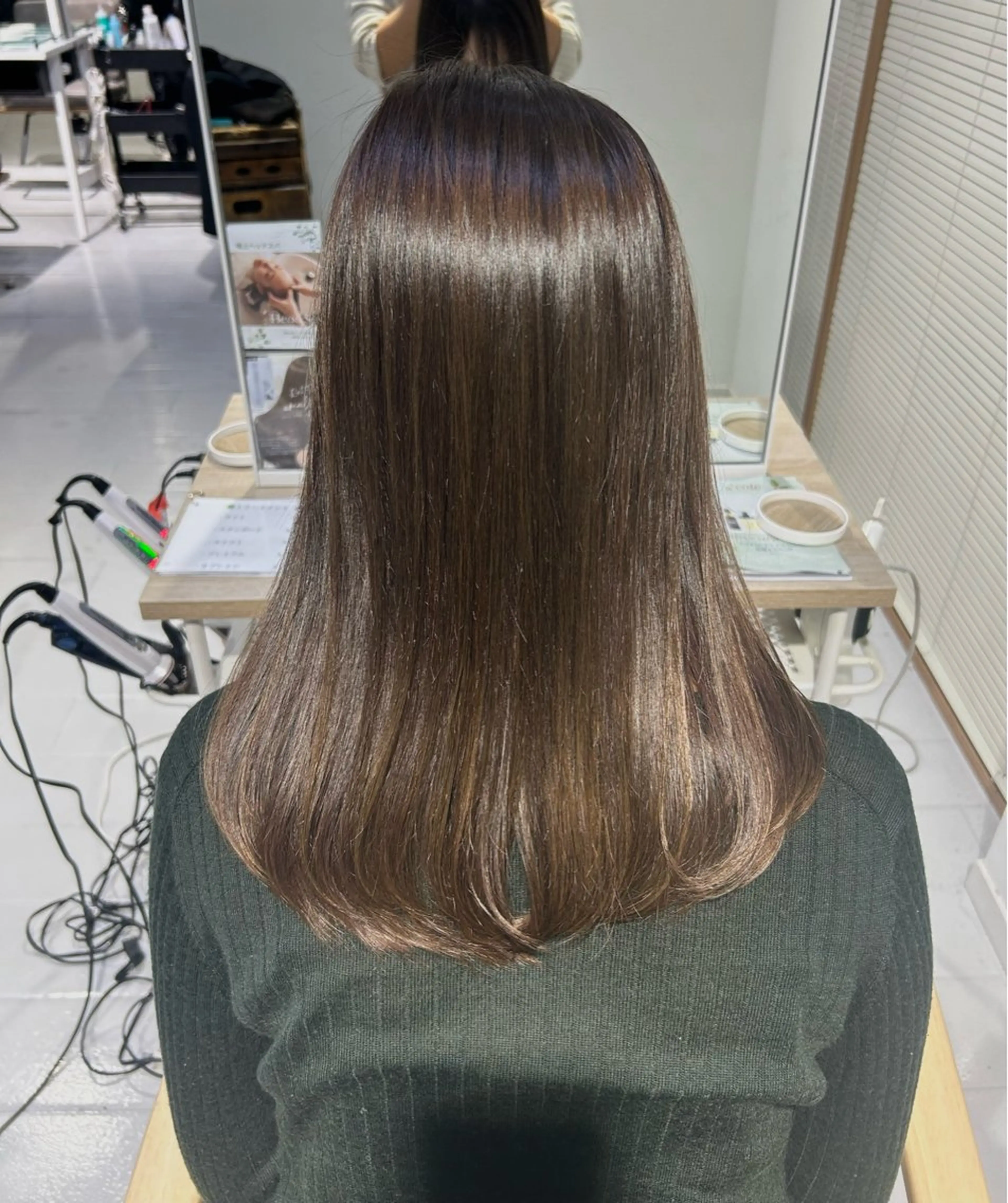 セミロング ヘアカラー トリートメント 韓国ヘア ‎⟡.·KANA🐥のヘアスタイル
