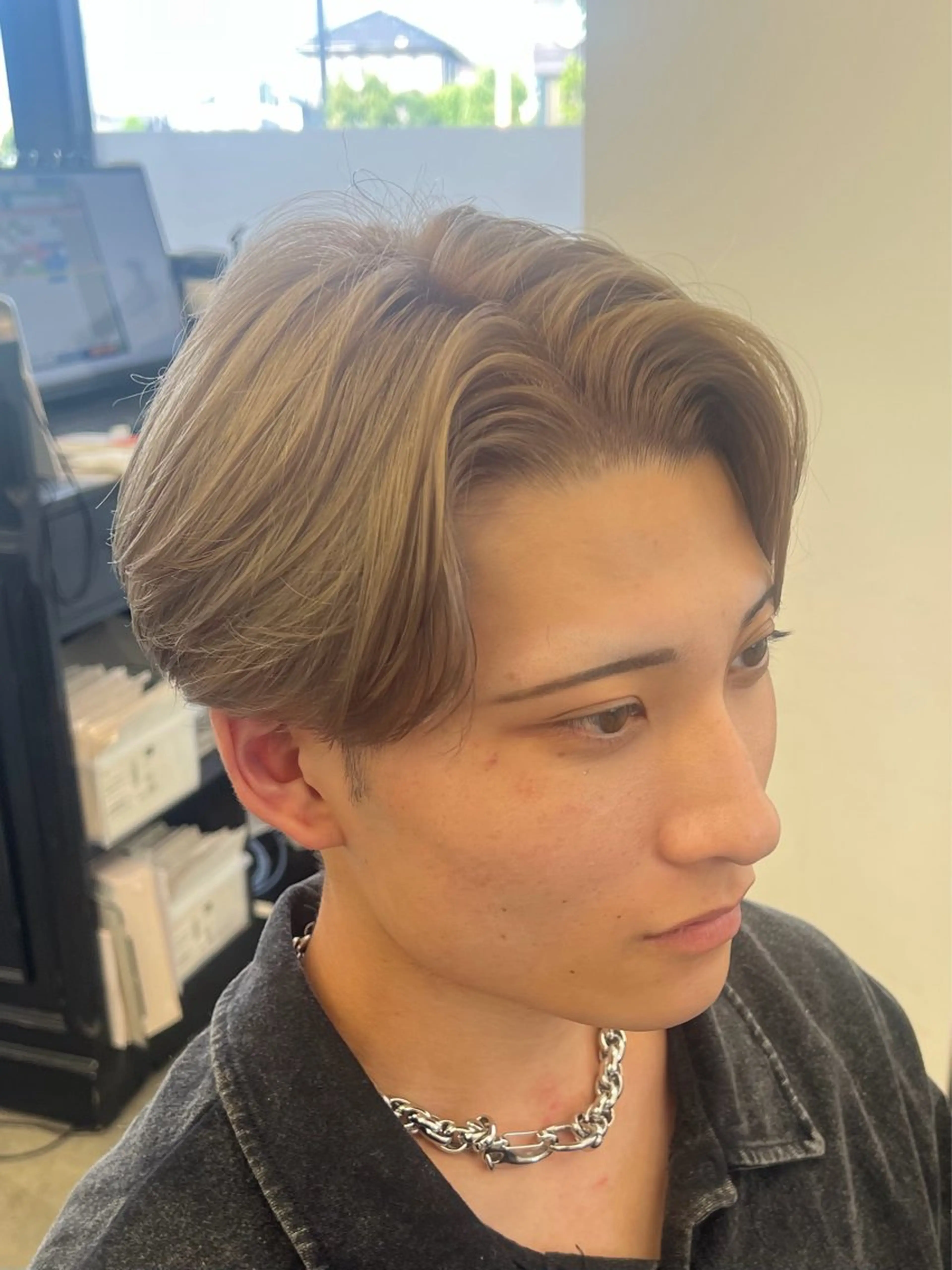 ショート カラー パーマ メンズ メンズ特化🇰🇷 スズキシュンタのヘアスタイル