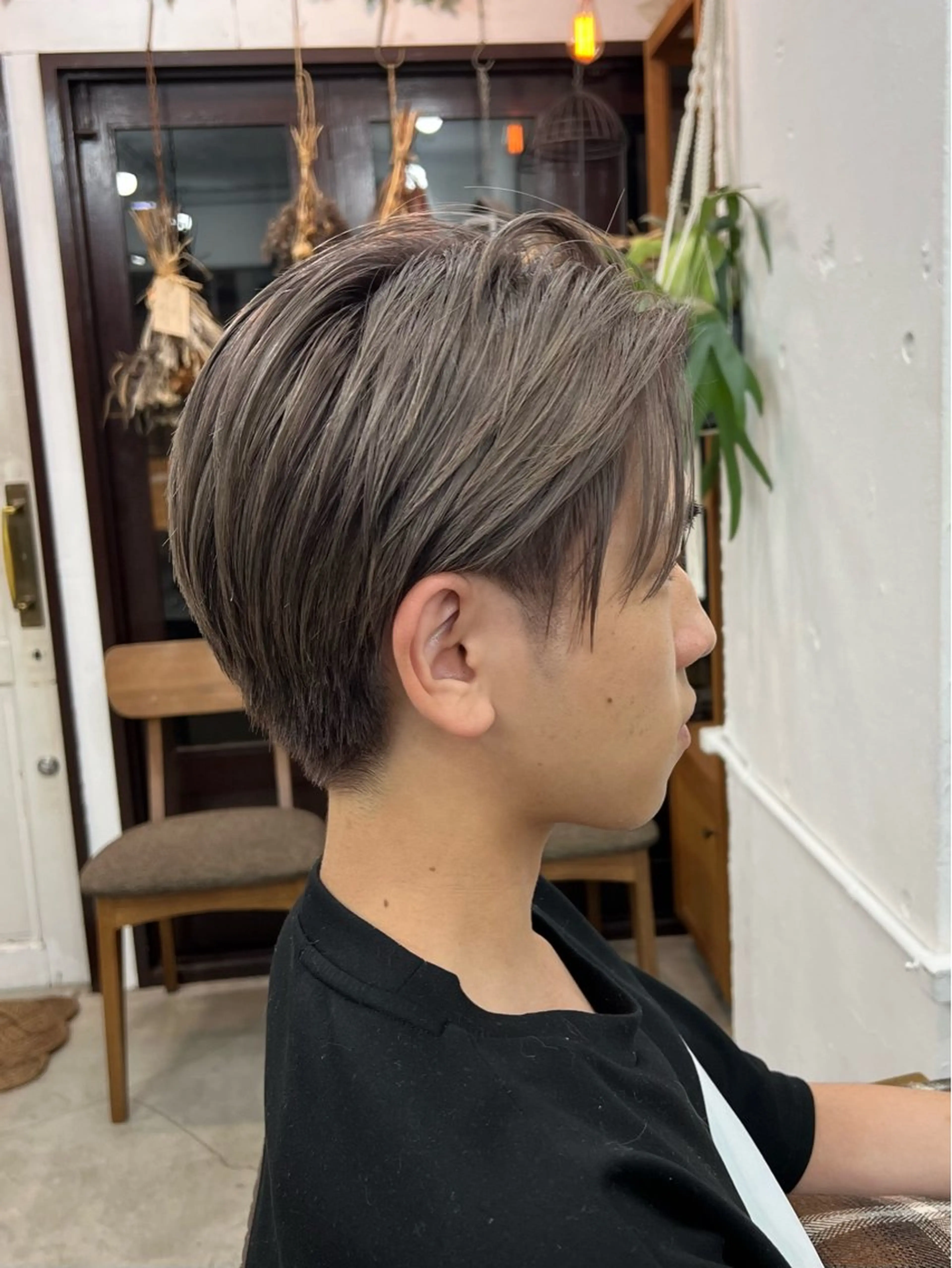 カラー メンズ カット ヘアカラー 木村陸弥 似合わせ 透明感カラー🌿のヘアスタイル