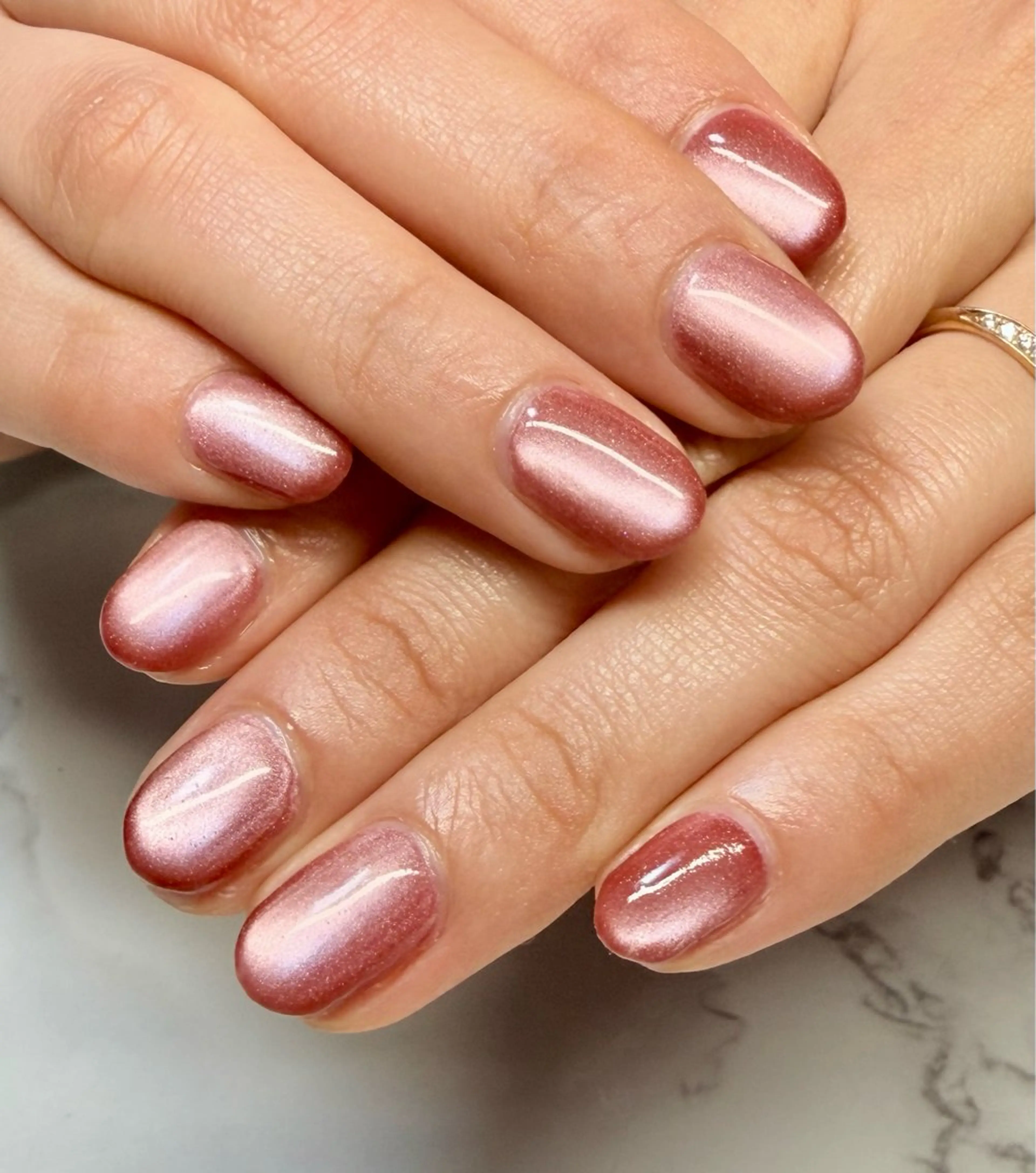 ネイル アートネイル チークネイル フラッシュネイル フラッシュマグ フレンチネイル M.N_ nailのネイルデザイン