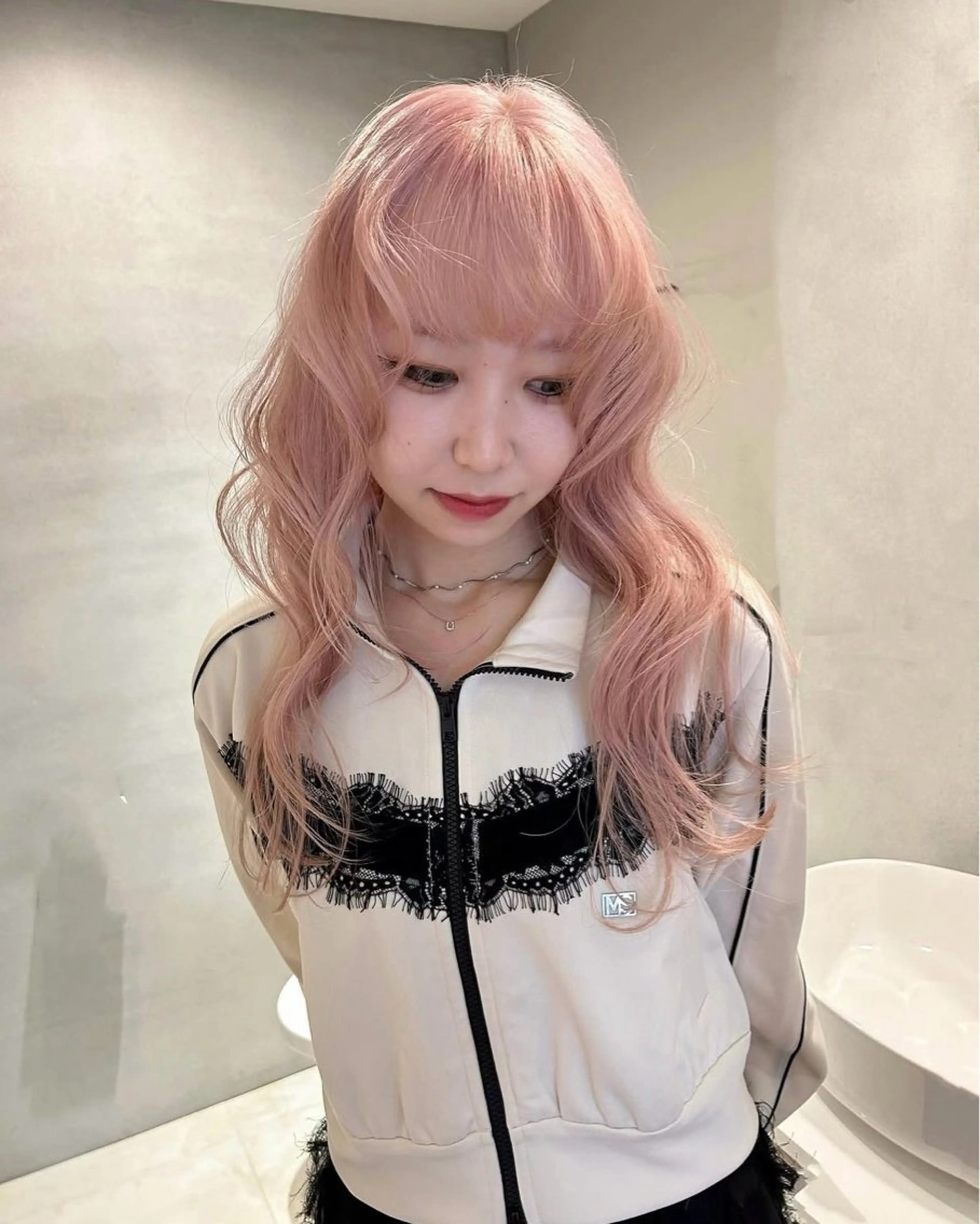 ロング ヘアカラー PELE 梅田 ANNEX 大阪梅田茶屋町店 ダブルカラー/ブリーチ/ハイトーン【ペレ】所属・梅田/ハイトーン/ Juriのヘアスタイル