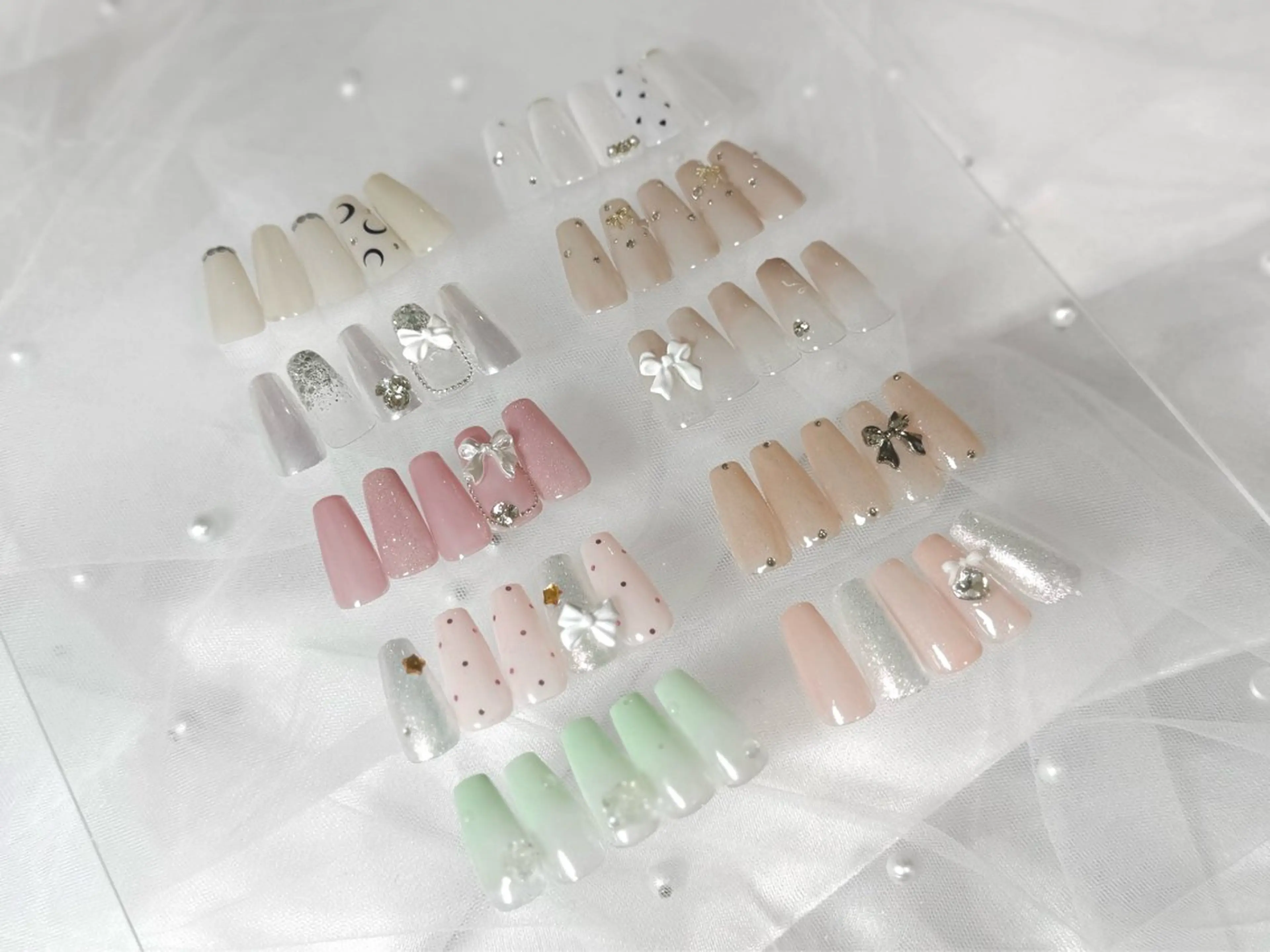 オフあり限定🩵デビュー記念デザイン10種💅✨️￥7500～の写真