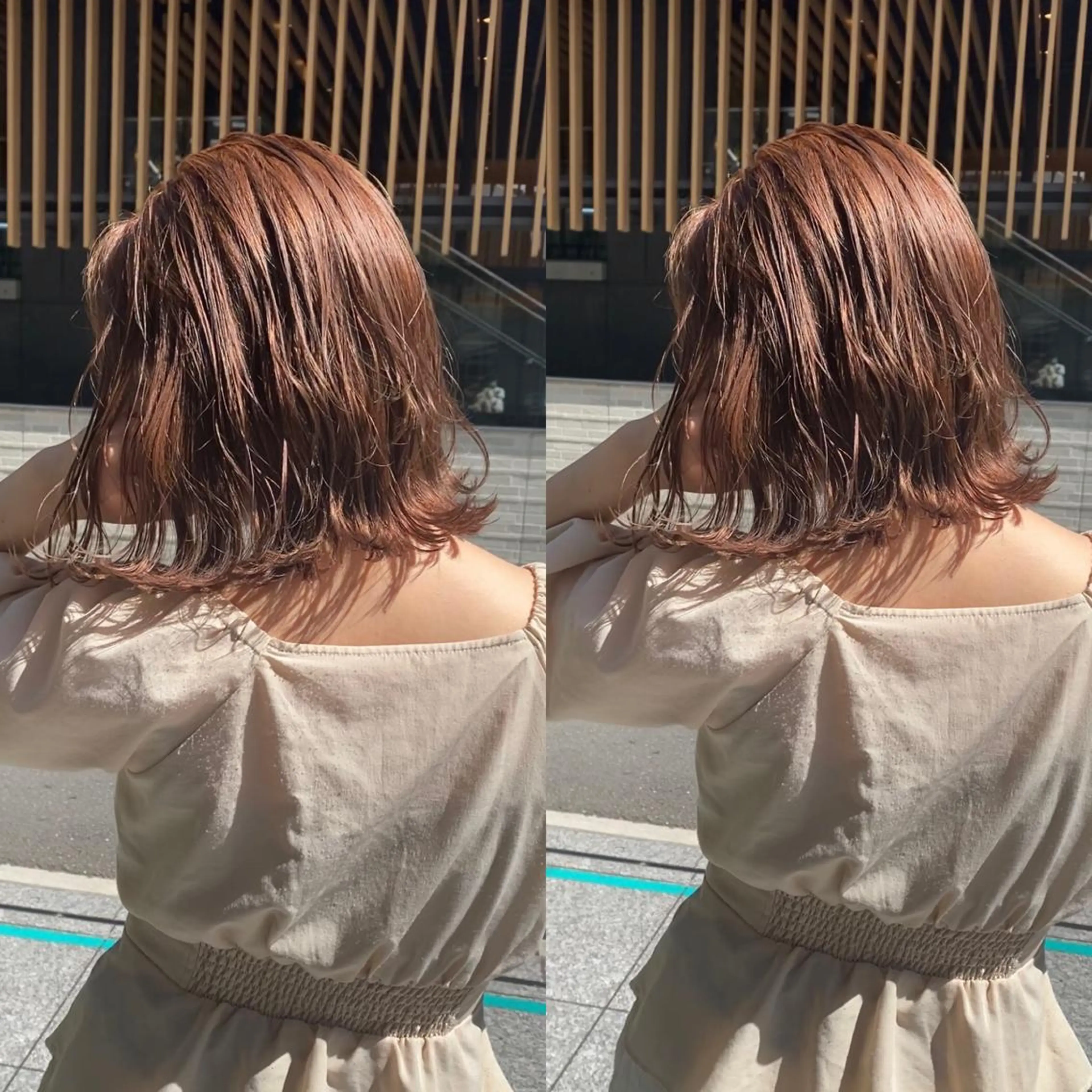 ミディアム ボブ 🌿レイヤー/ブリー チ/🌿‬JINのヘアスタイル