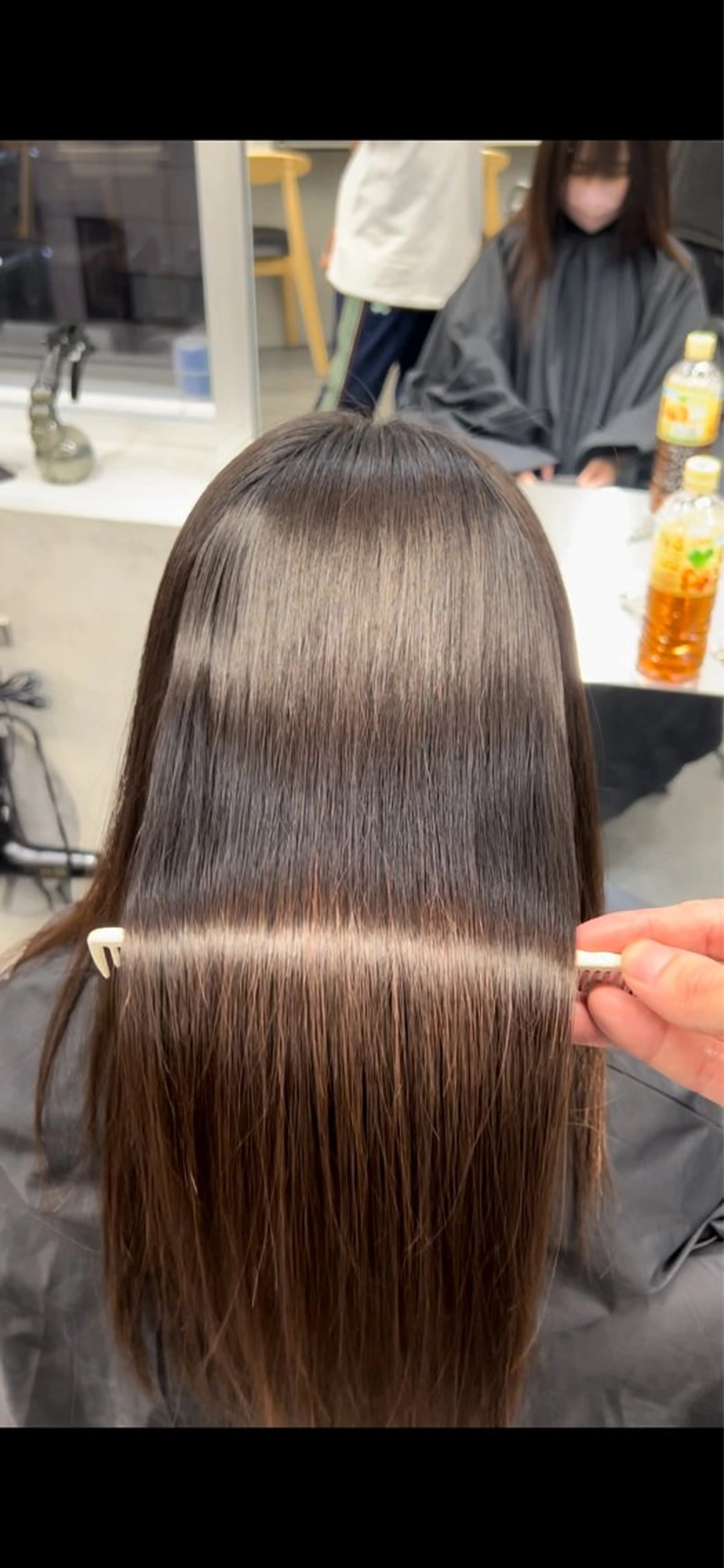 セミロング 縮毛矯正 松下 友希 【fifth】のヘアスタイル