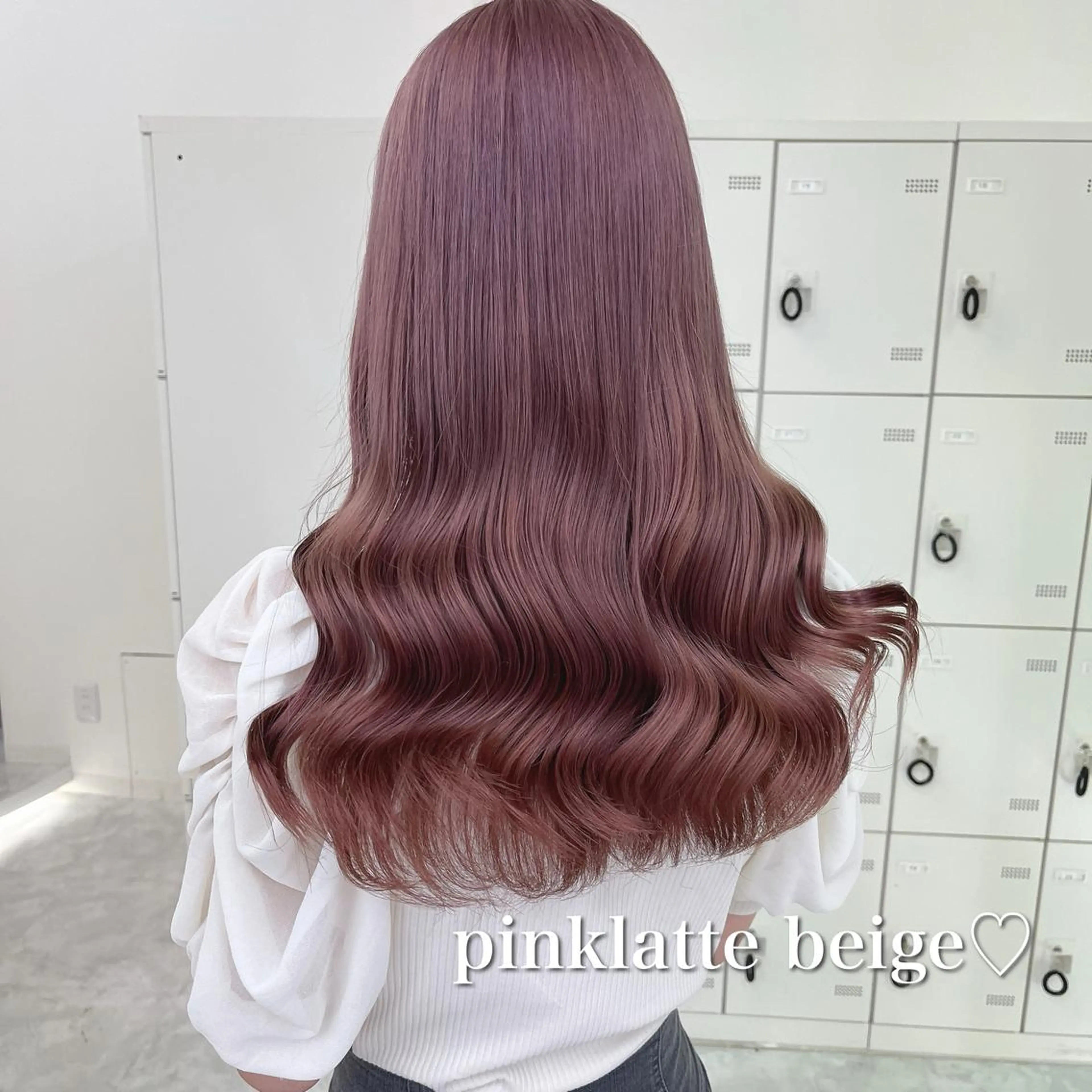 ロング カラー ヘアカラー 💗韓国暖色ヘア NO.1💗🪽のヘアスタイル