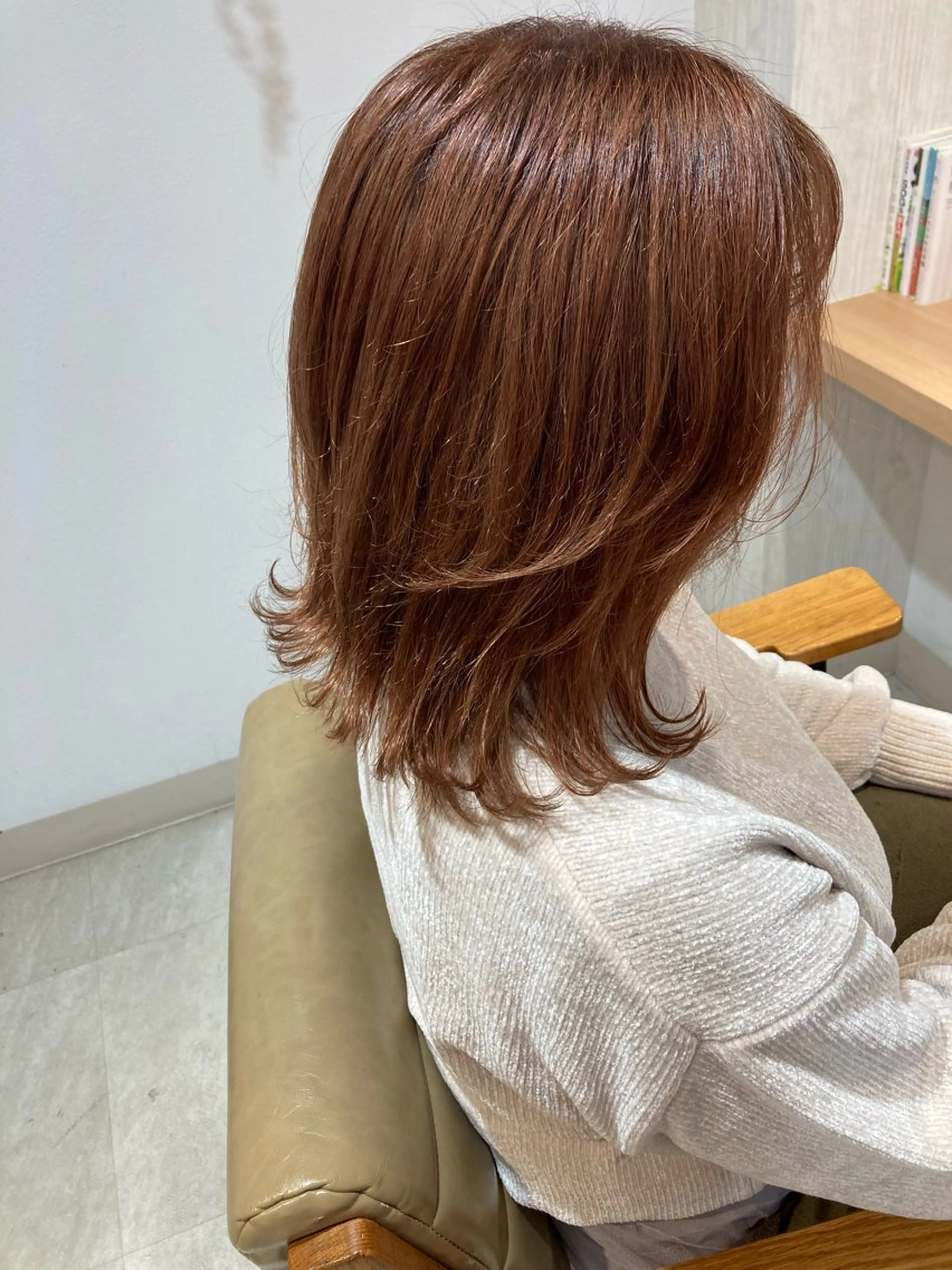 ミディアム ツヤカラー3850 まいのヘアスタイル