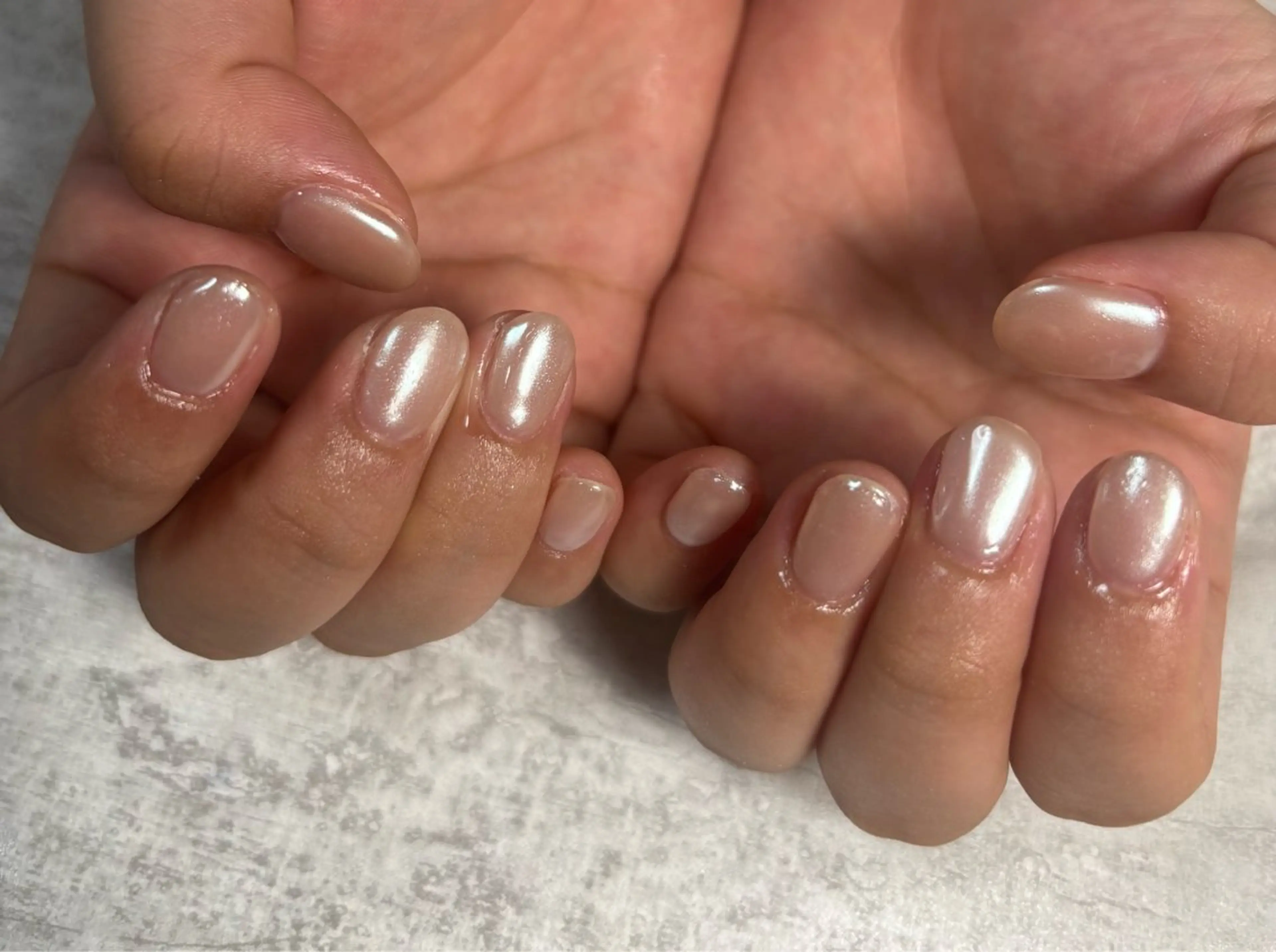 ネイル オーロラネイル 桜ネイル フラワーネイル フットネイル フレンチネイル ハンドネイル kiki nail たまプラーザのネイルデザイン