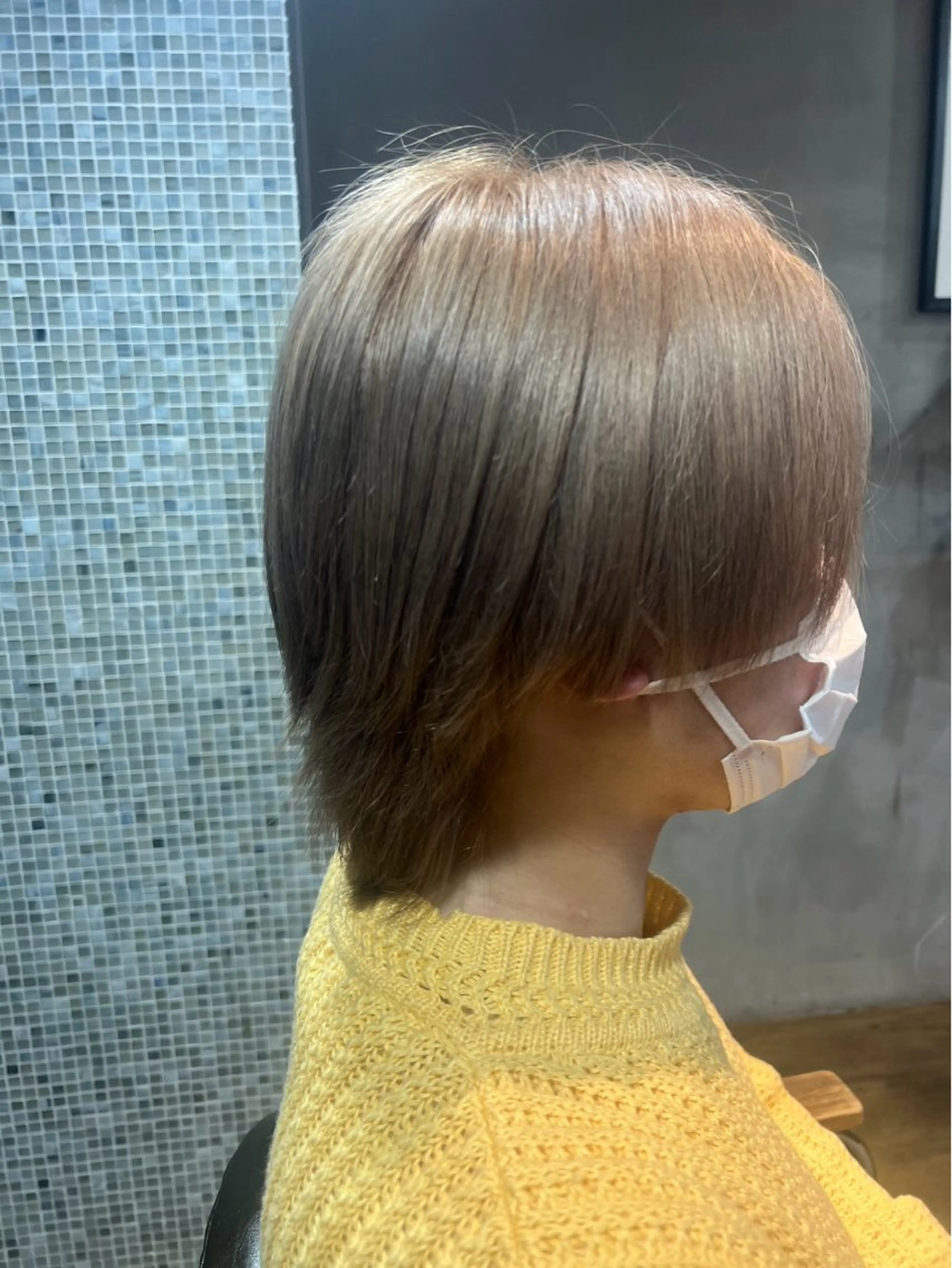 メンズ ヘアカラー 福田 康貴のヘアスタイル