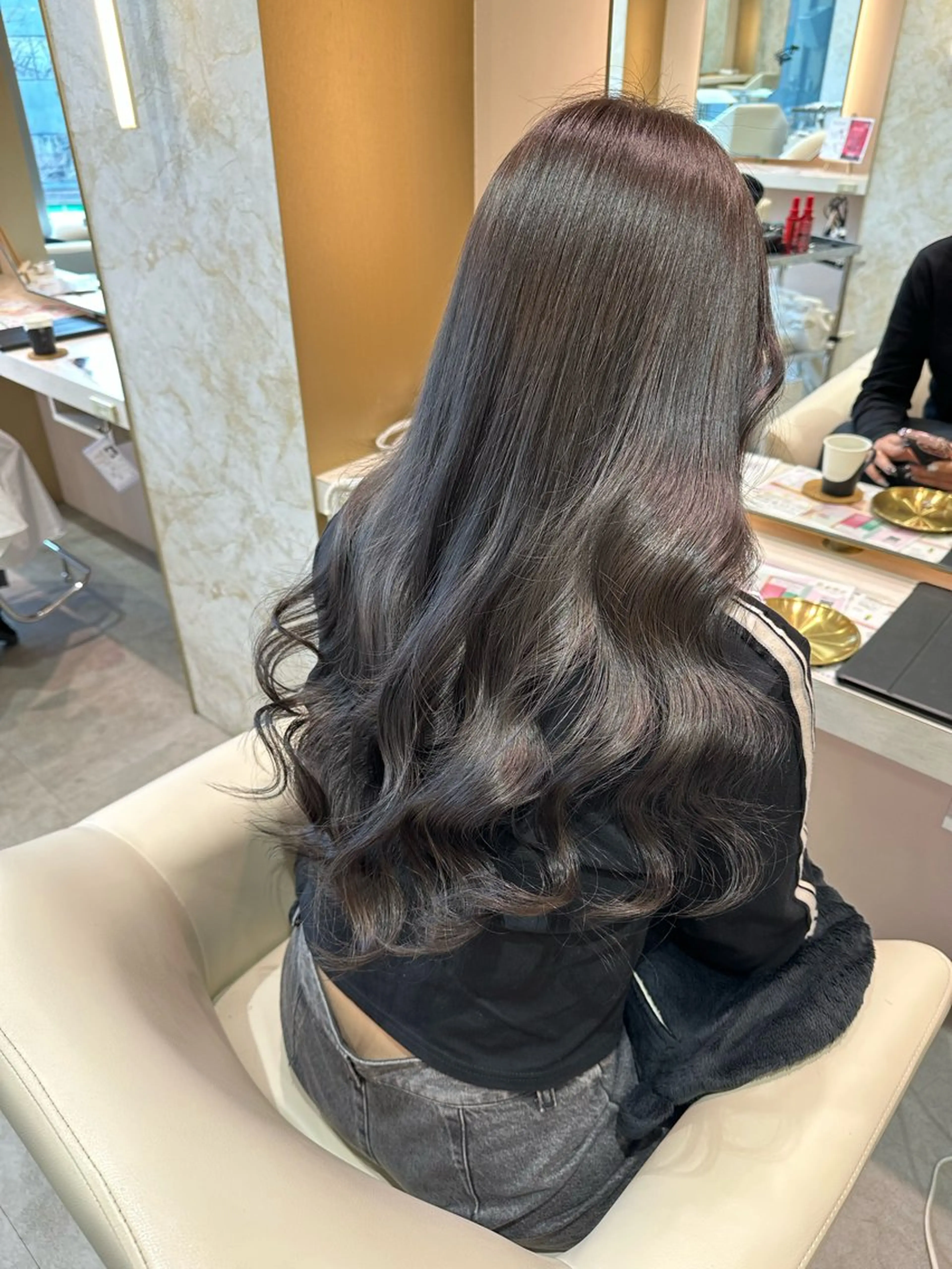 ロング カラー 店長/mao/ 前髪/顔周りカットのヘアスタイル