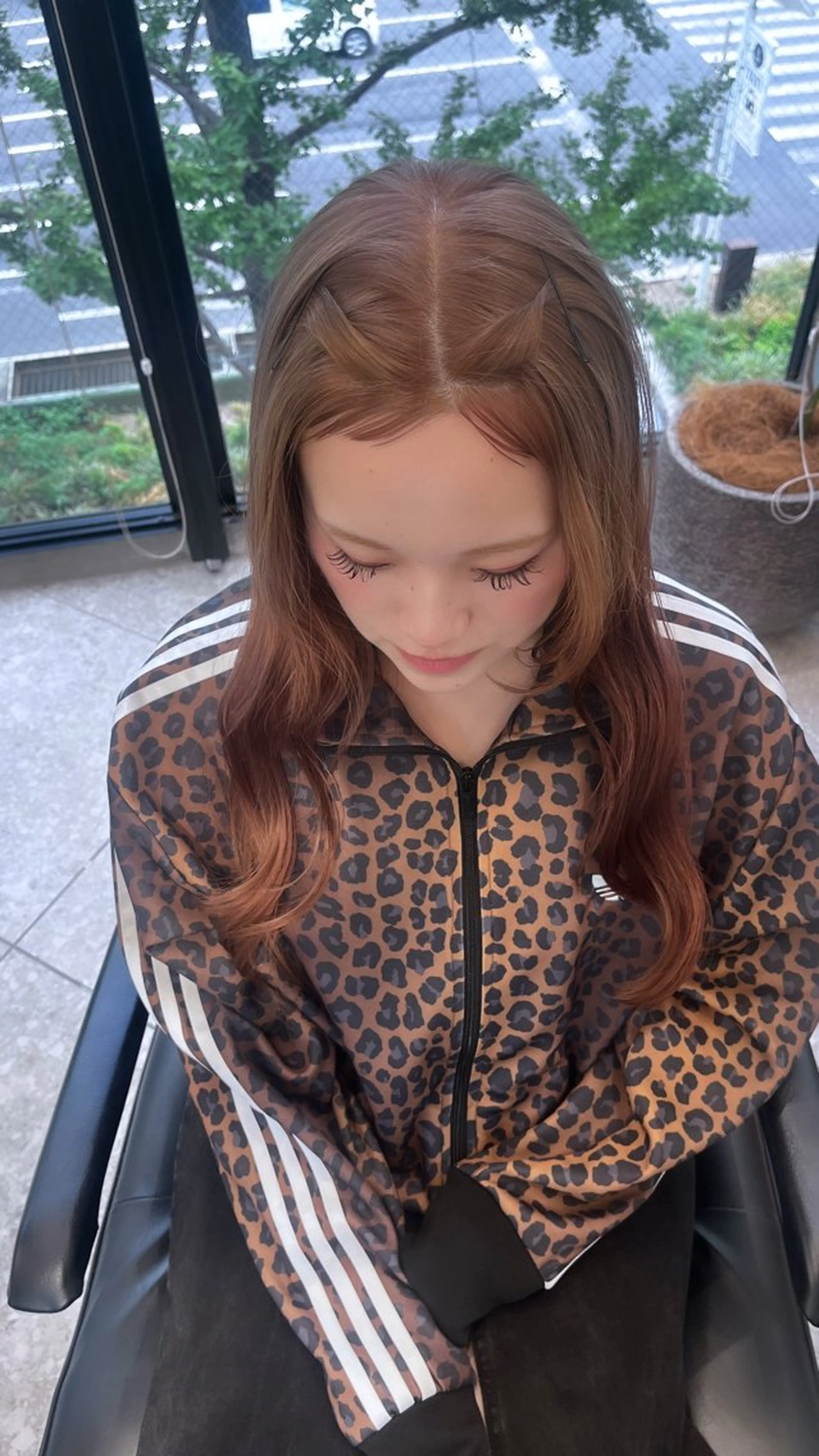 ロング カラー PELE/ミルクティ ー/NATSUKIのヘアスタイル