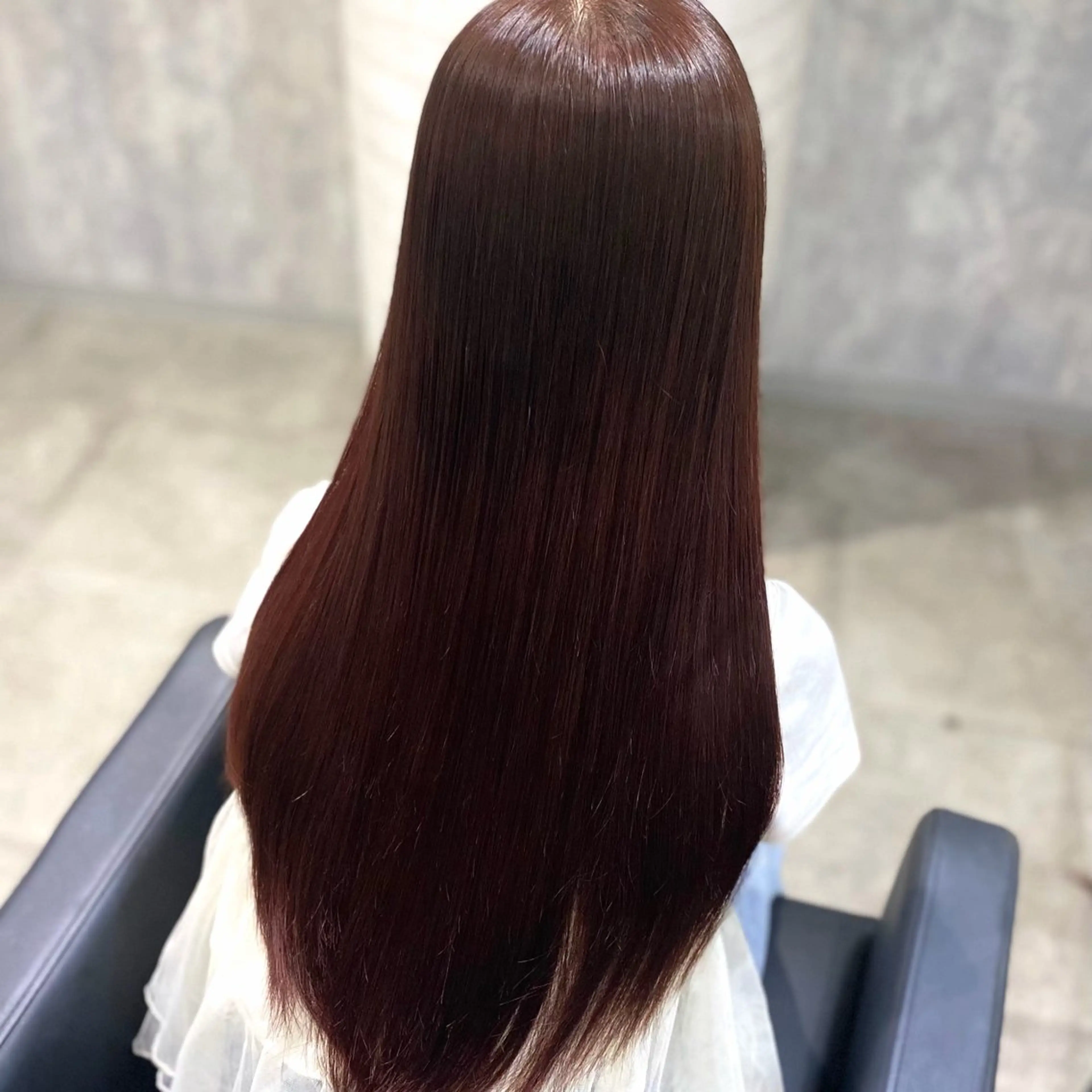 ロング カラー 透明感カラー トリートメント shiori/透明感 /顔周り/髪質改善のヘアスタイル