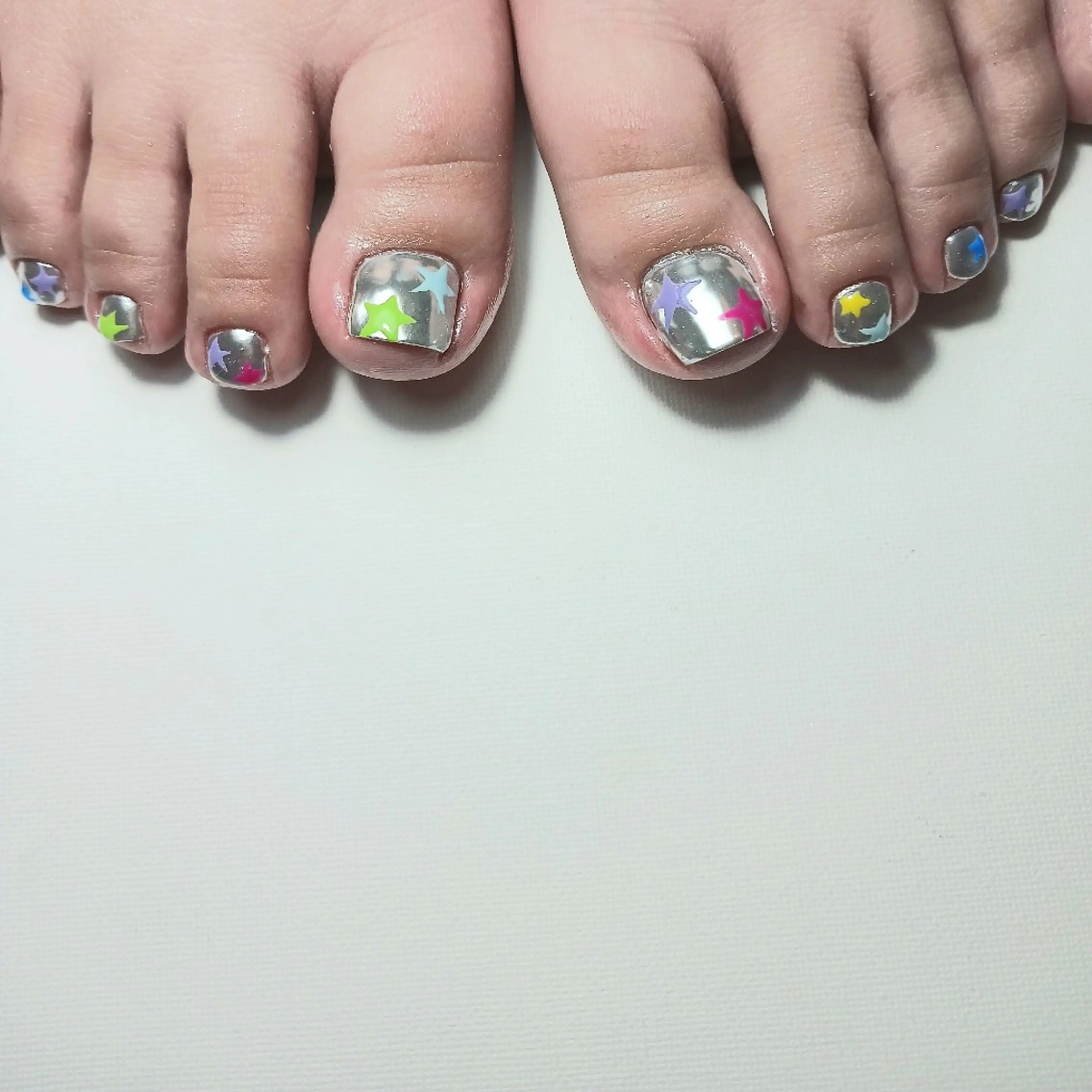 ネイル フットネイル ジェルネイル ミラーネイル 持ち込み 春ネイル フットネイル owlnail /持込みデザイン専門のネイルデザイン