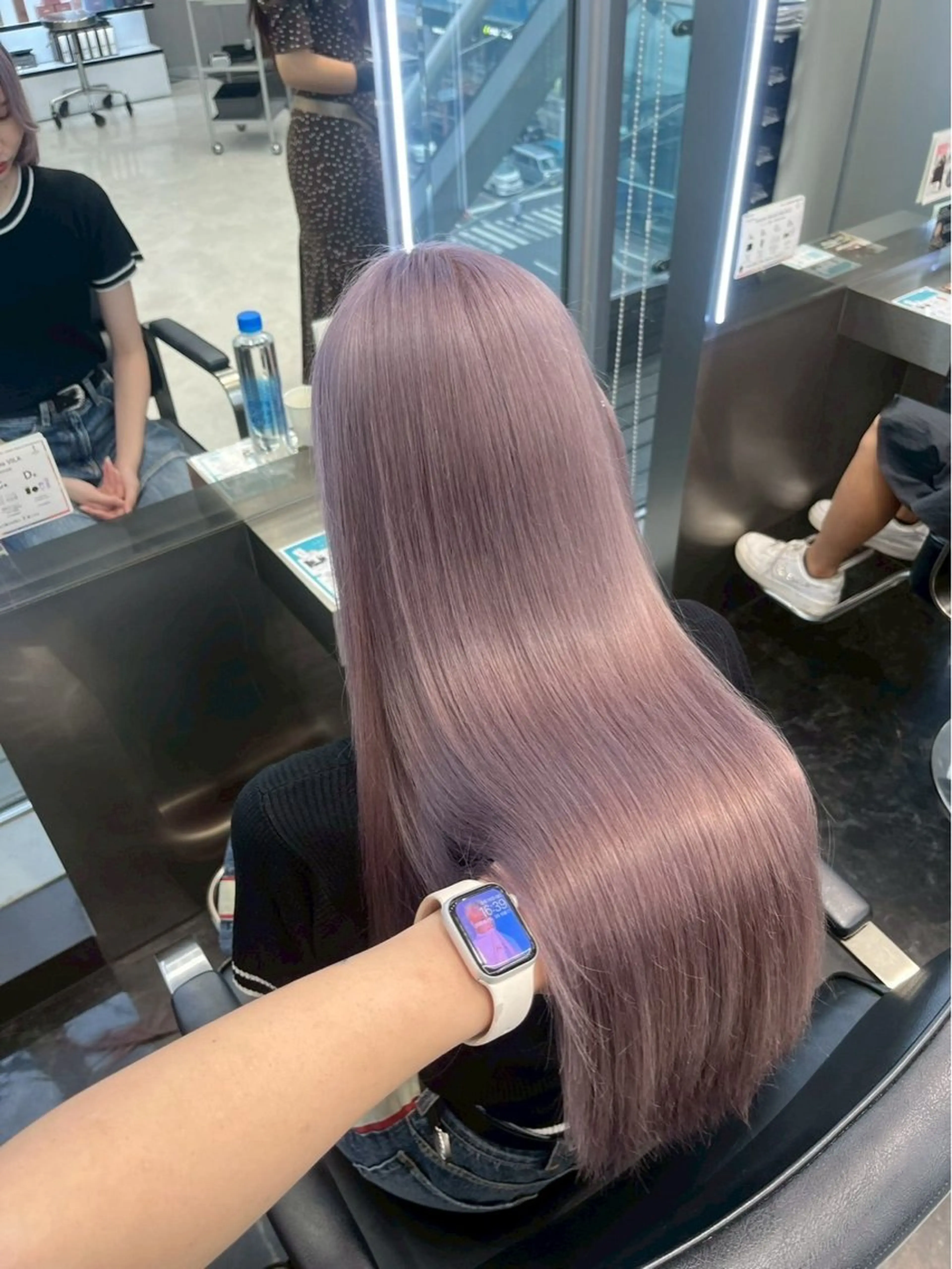 ロング カラー 安達 星乃叶のヘアスタイル