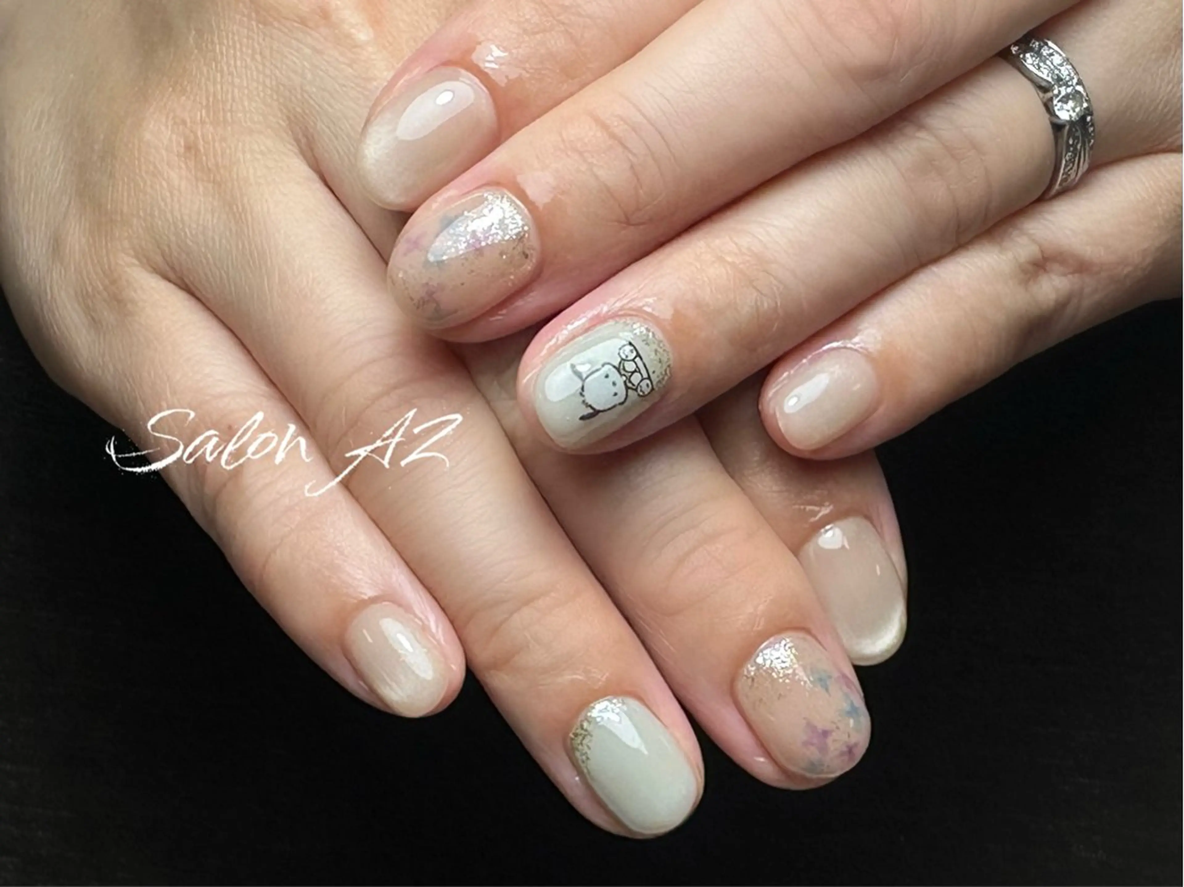 ネイル オフィスネイル ハンドネイル salon AZのネイルデザイン