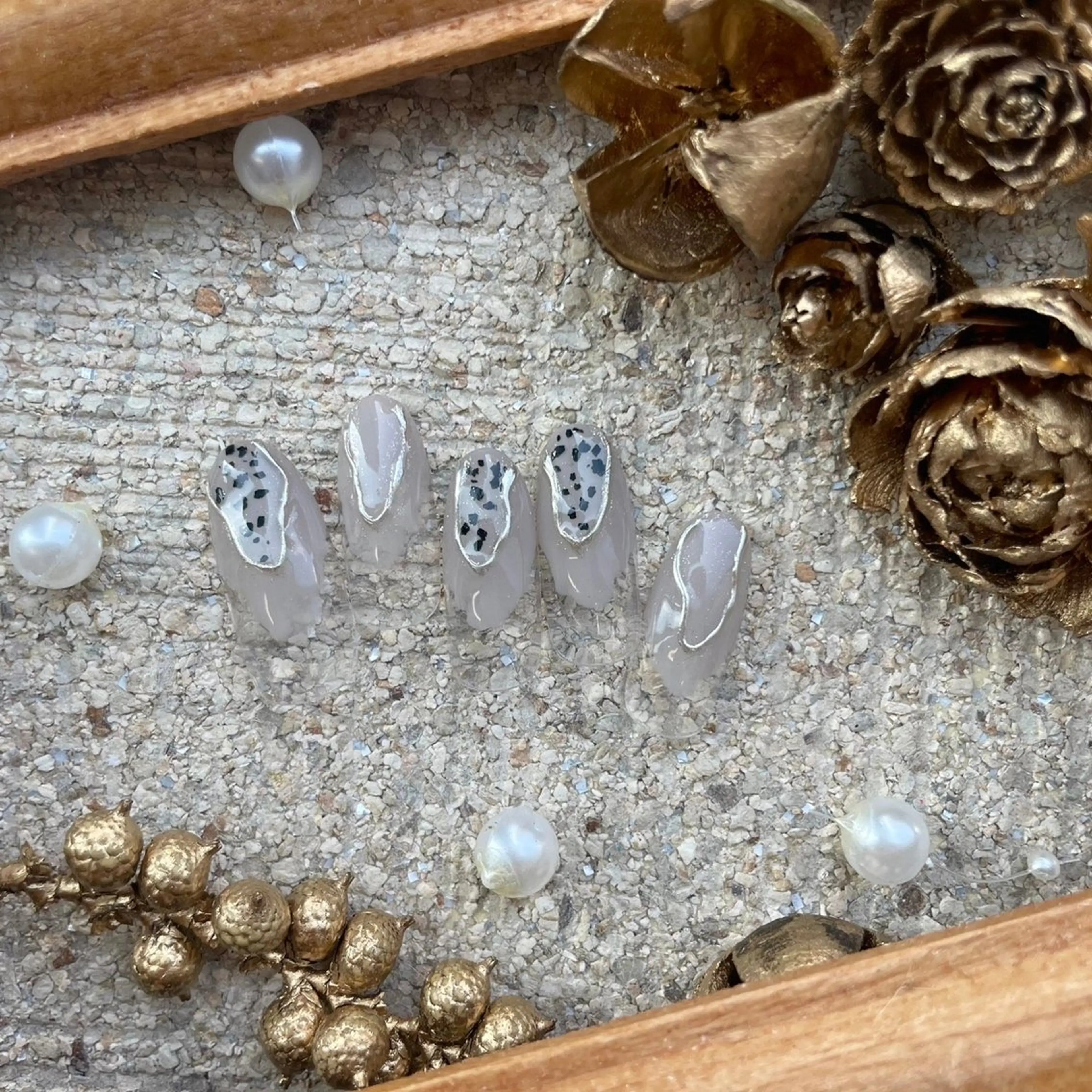 ネイル アートネイル ネイルチップ ⭐︎休業中の練習⭐︎ JNA認定講師髙橋のネイルデザイン