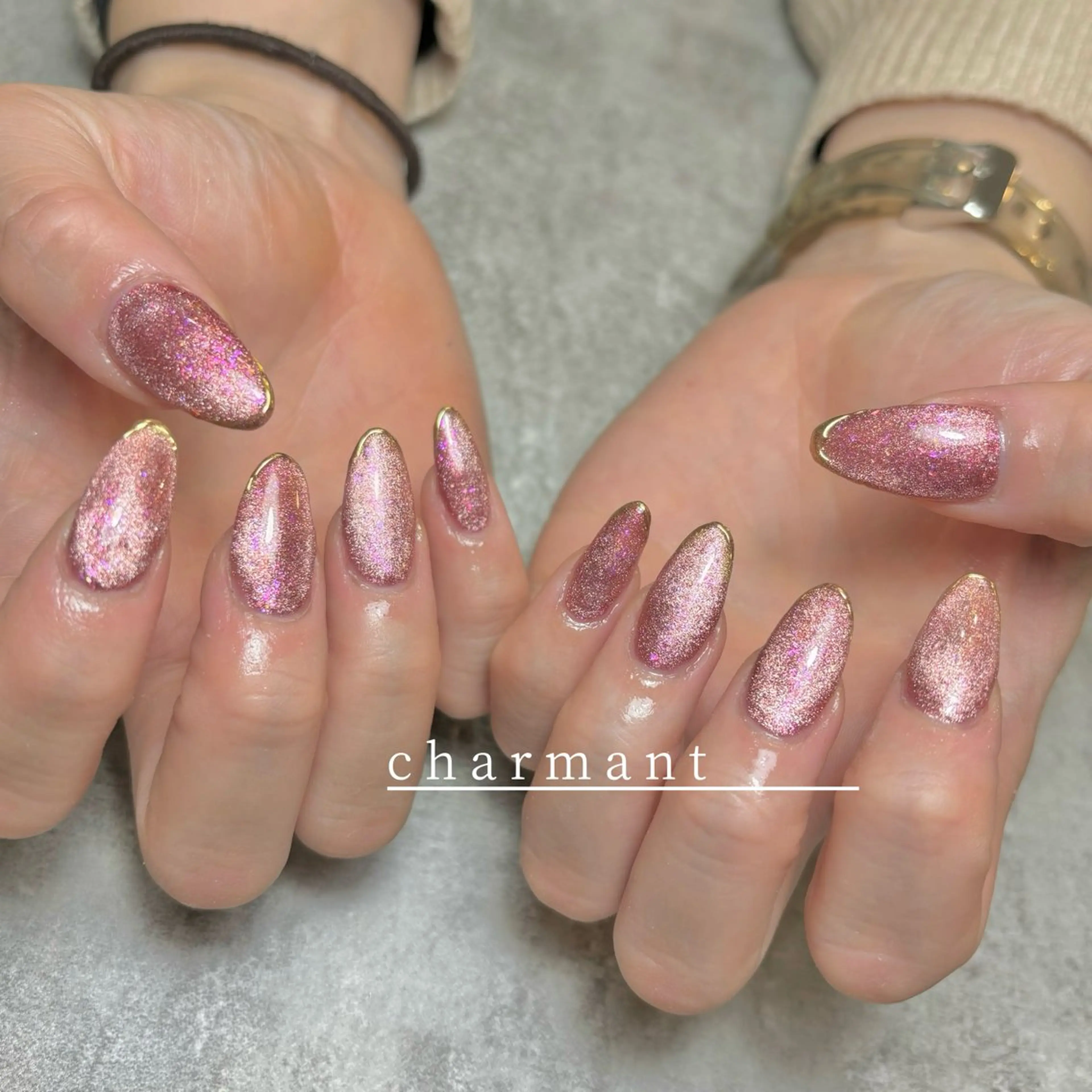 ネイル ハンドネイル charmant momokaのネイルデザイン