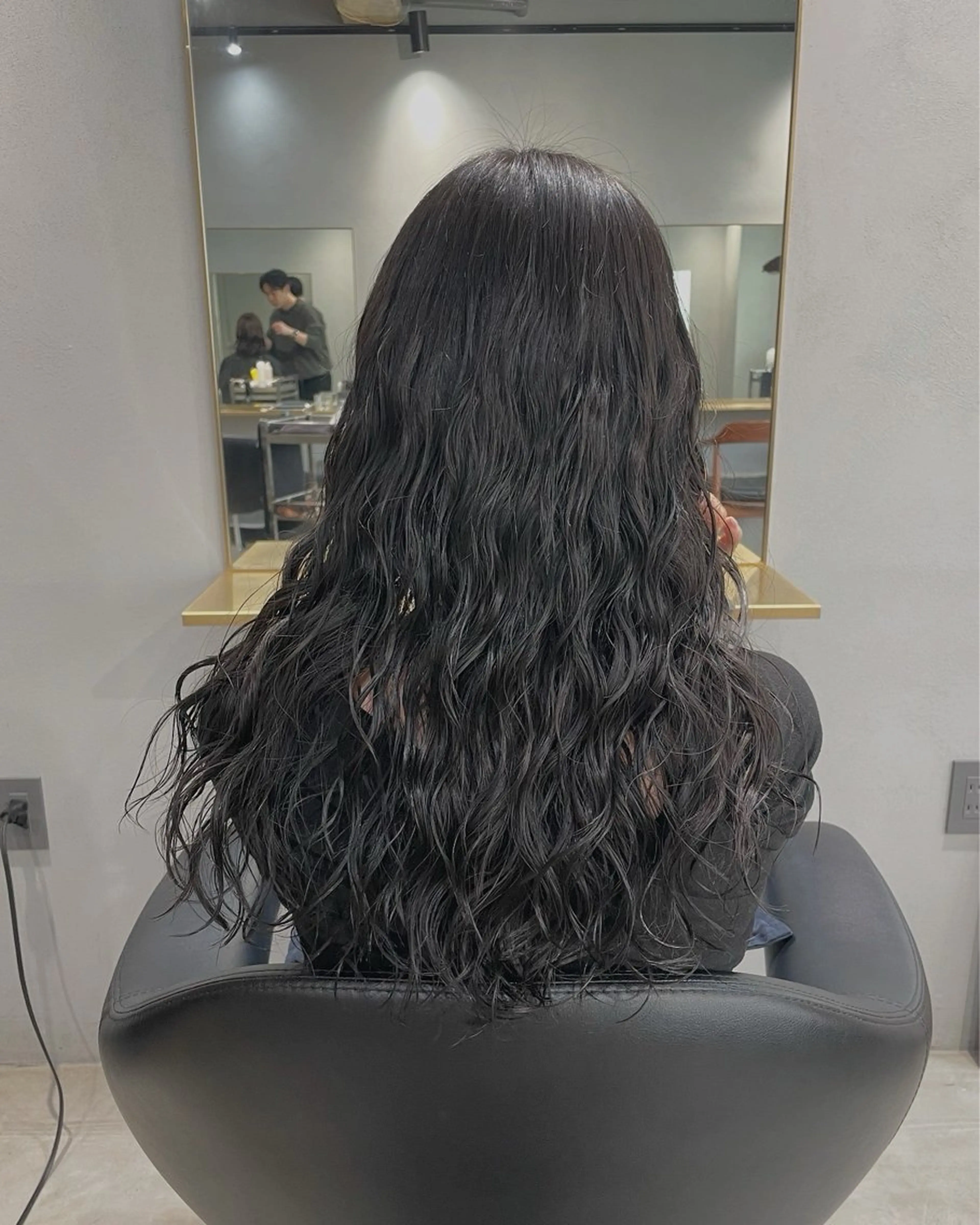 ロング パーマ 髪質改善 縮毛矯正 カット パーマ トリートメント 【表参道】Ruri デジタルパーマのヘアスタイル