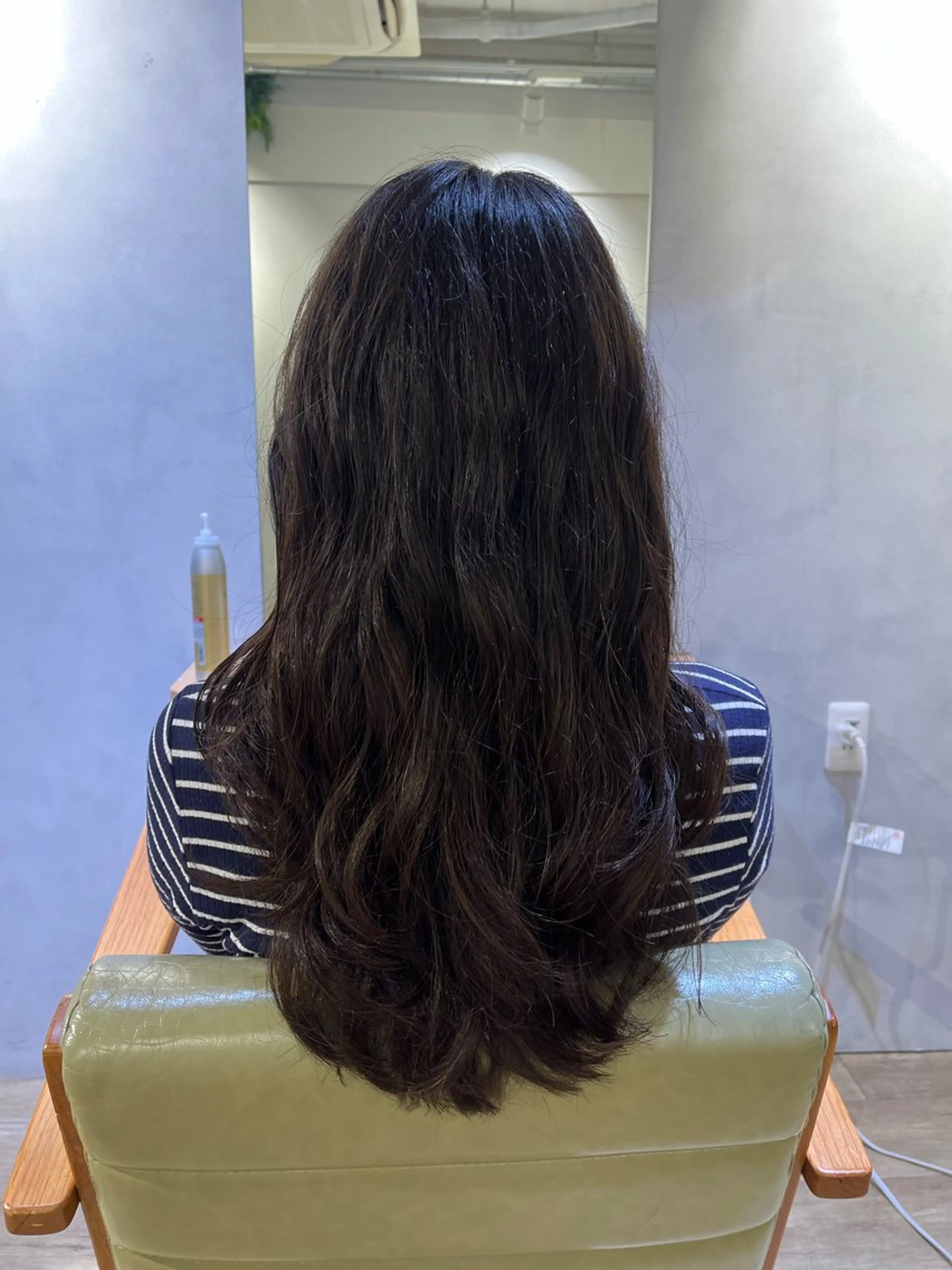 ロング パーマ カット パーマ ショート/ボブ/透明 感カラー/高橋あみのヘアスタイル