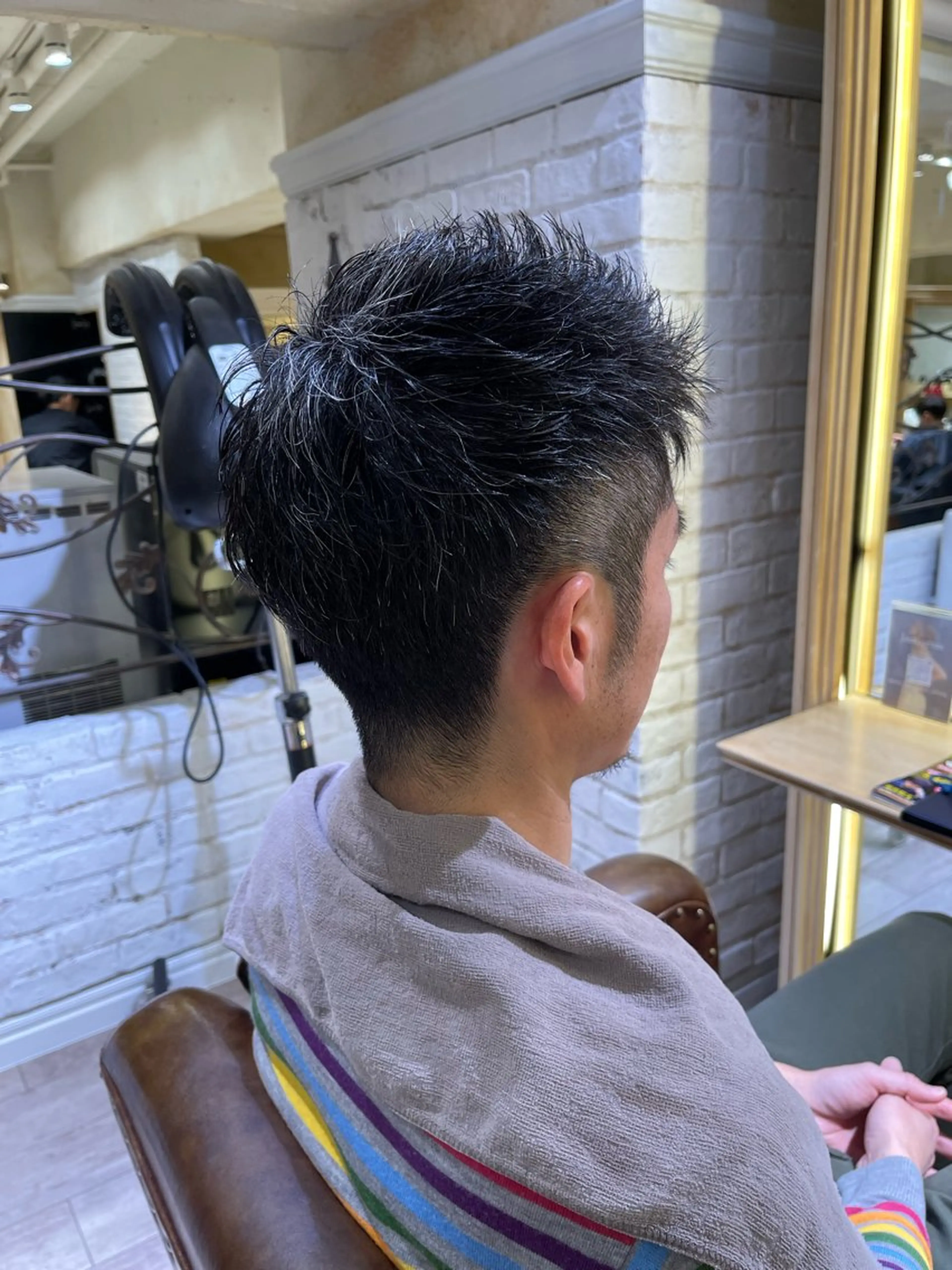 ショート メンズ 千代 夏輝のヘアスタイル