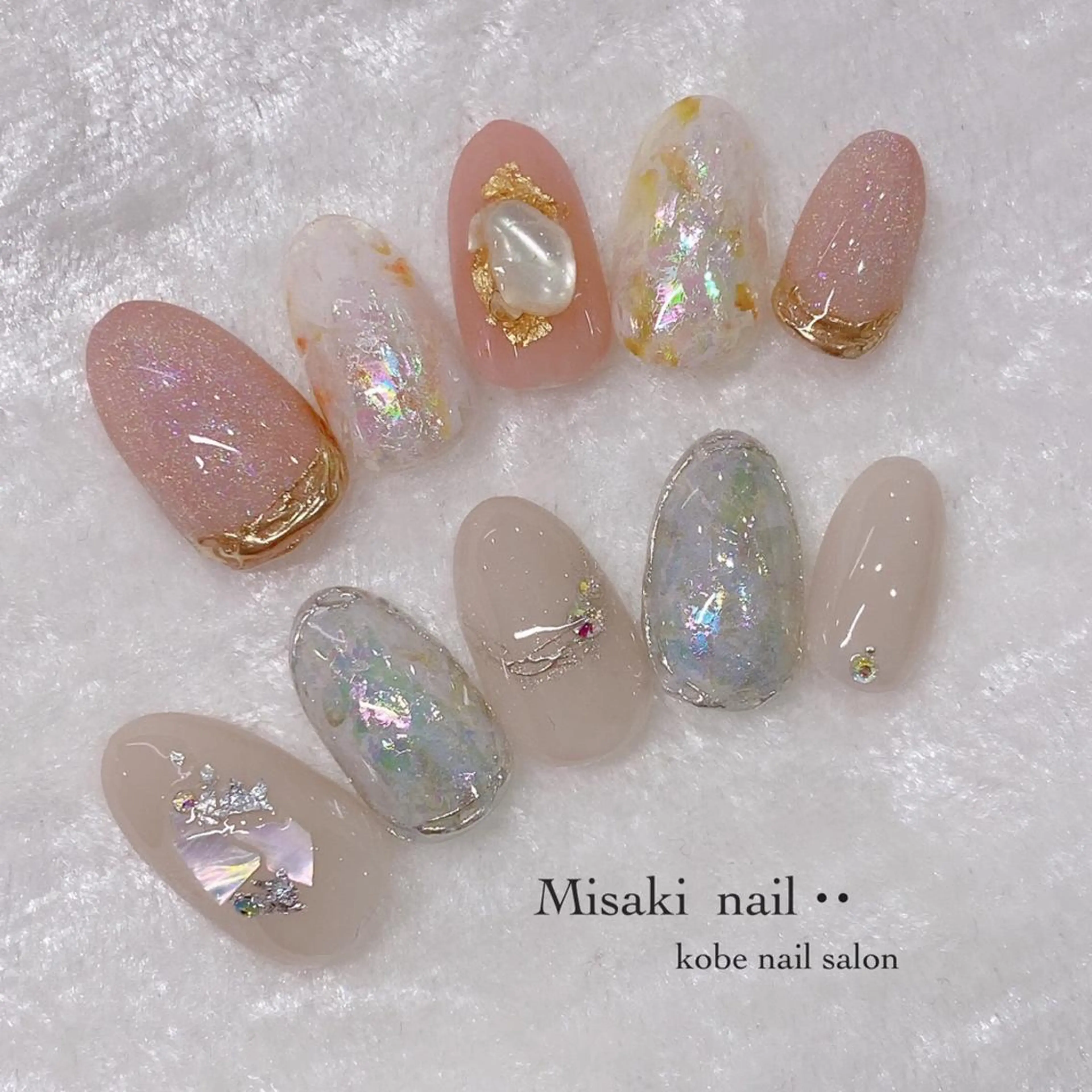 ネイル 韓国ネイル ワンホンネイル ハンドネイル nailsalon miinailsのネイルデザイン