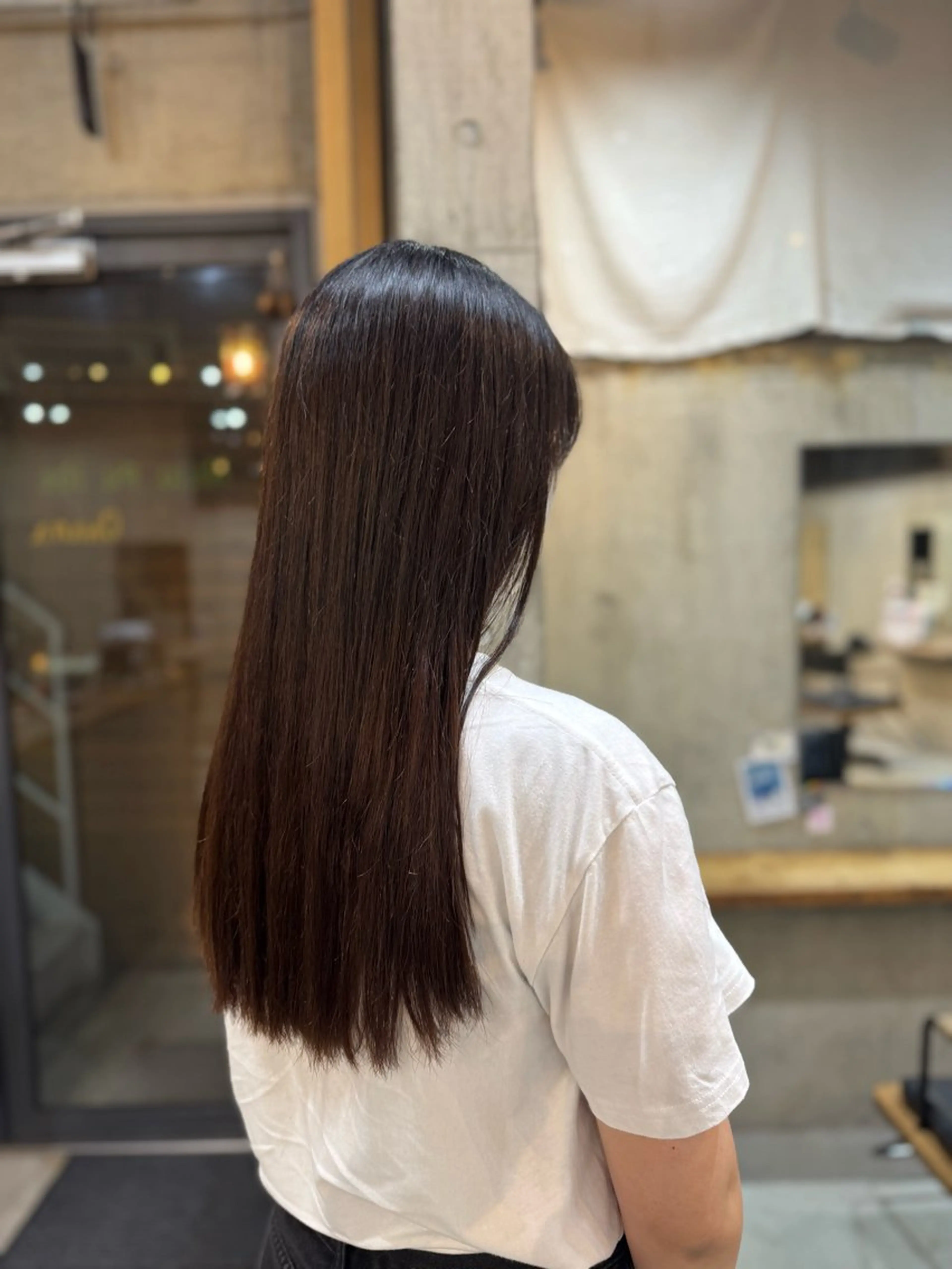 ⦅期間限定60%OFF⦆ロングヘア価格!ストレートパーマ・パーマ落とし👩🏻🦱→👩🏻✨の写真