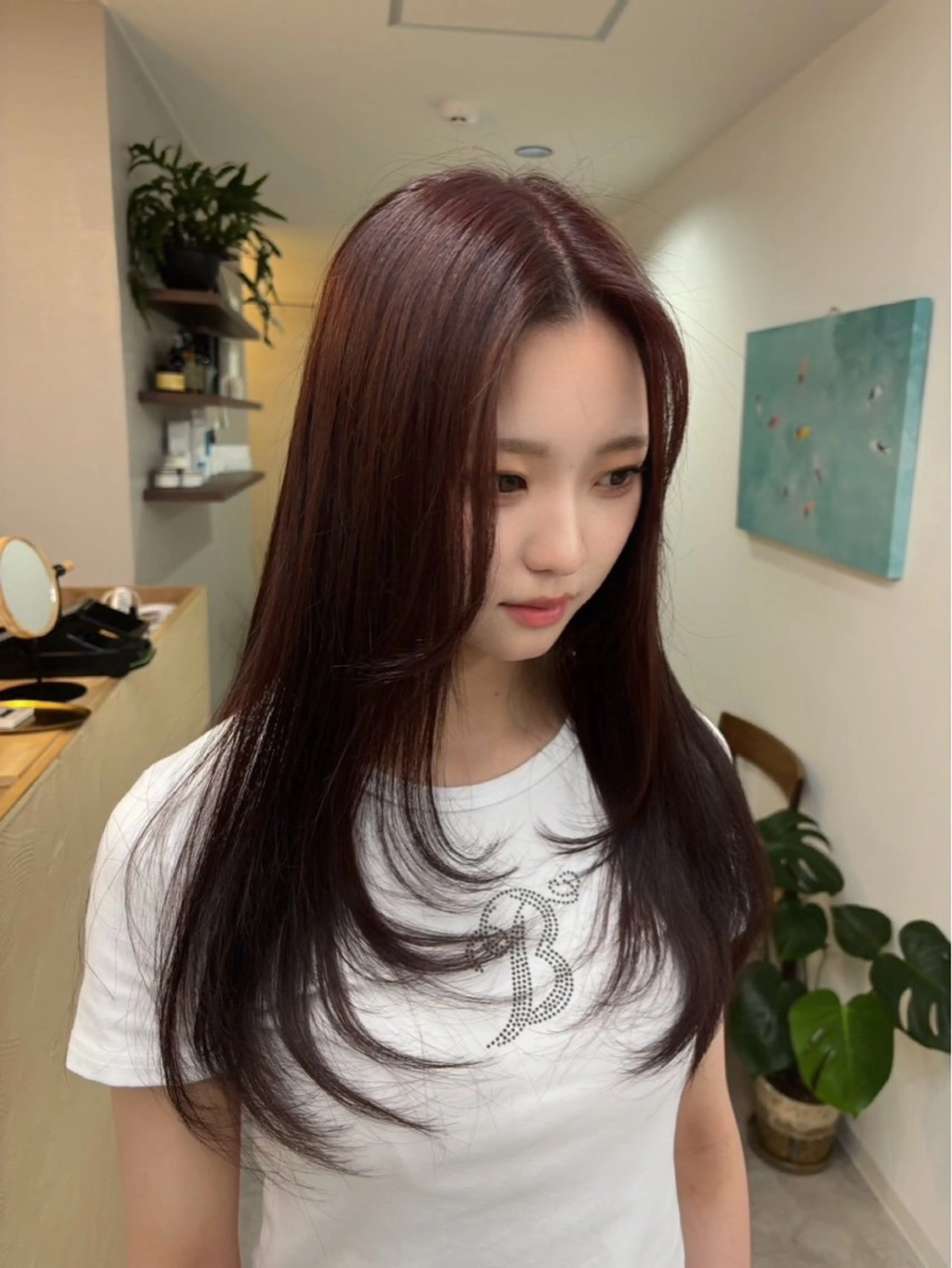 ロング レイヤーカット カット 權軒 真尋 /モデル様募集中のヘアスタイル