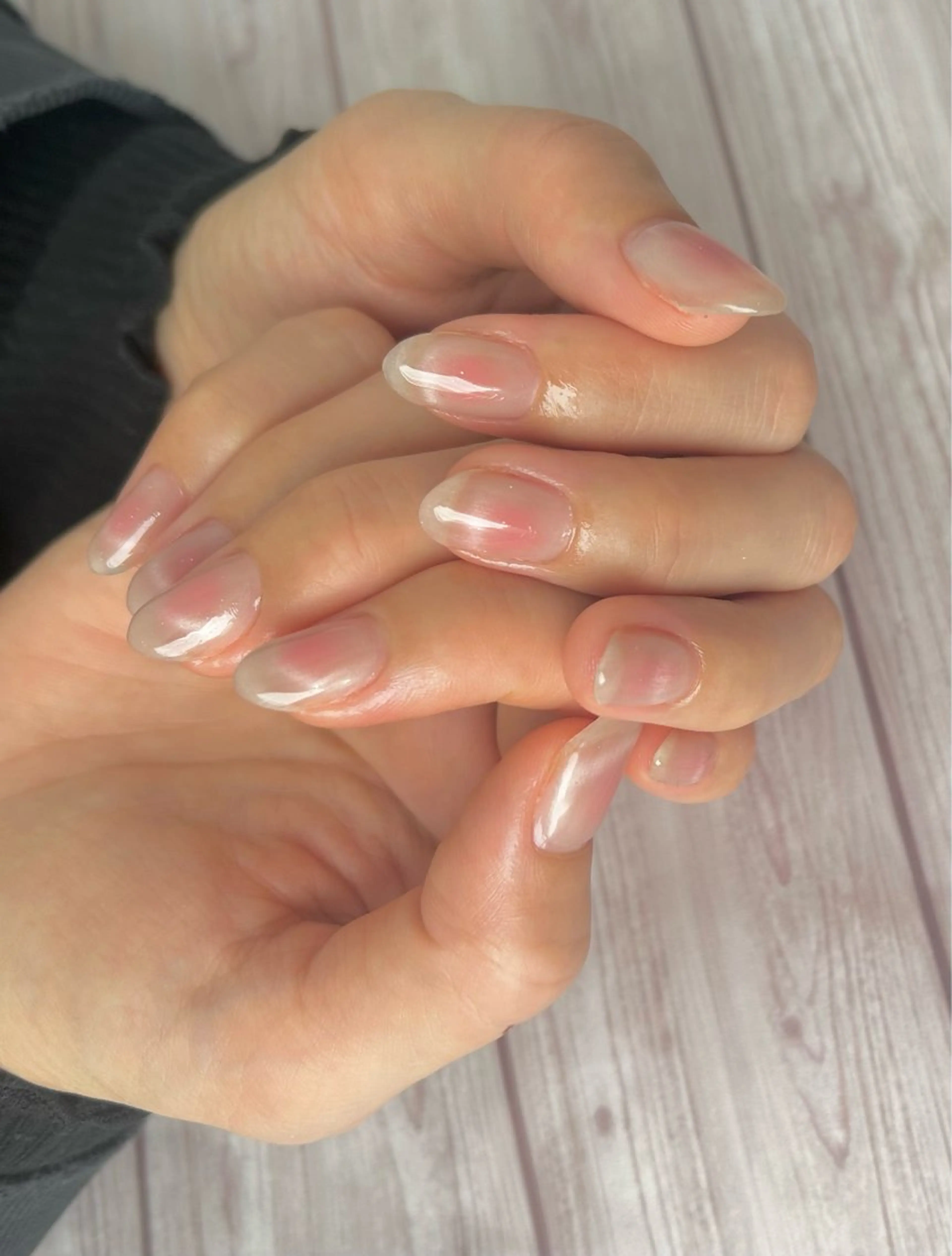 ネイル チークネイル マグネットネイル ハンドネイル MYu Beauty Salon YURIのネイルデザイン