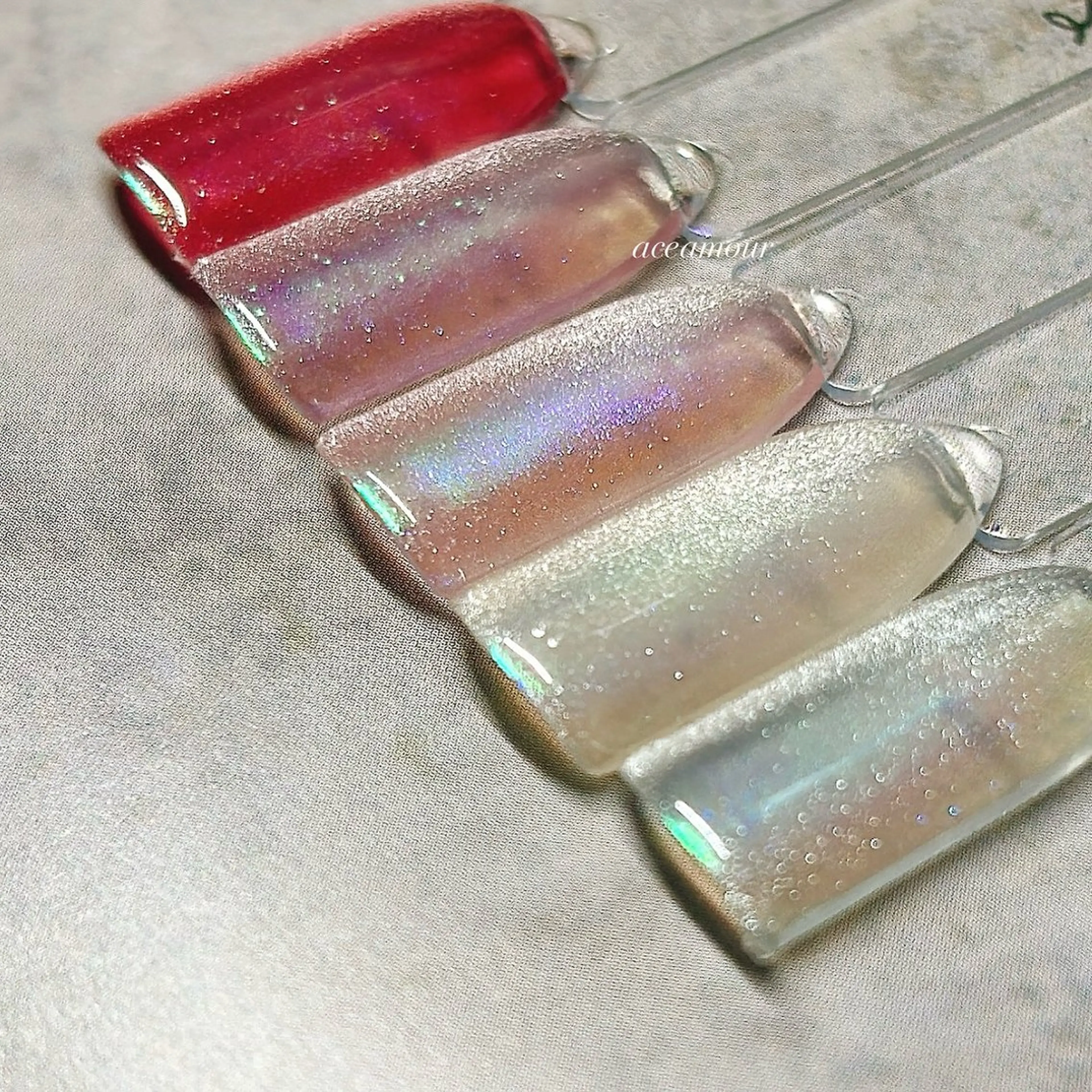 ネイル オーロラネイル クリアネイル マグネットネイル ネイル/耳つぼ /新ホワイトニングのネイルデザイン