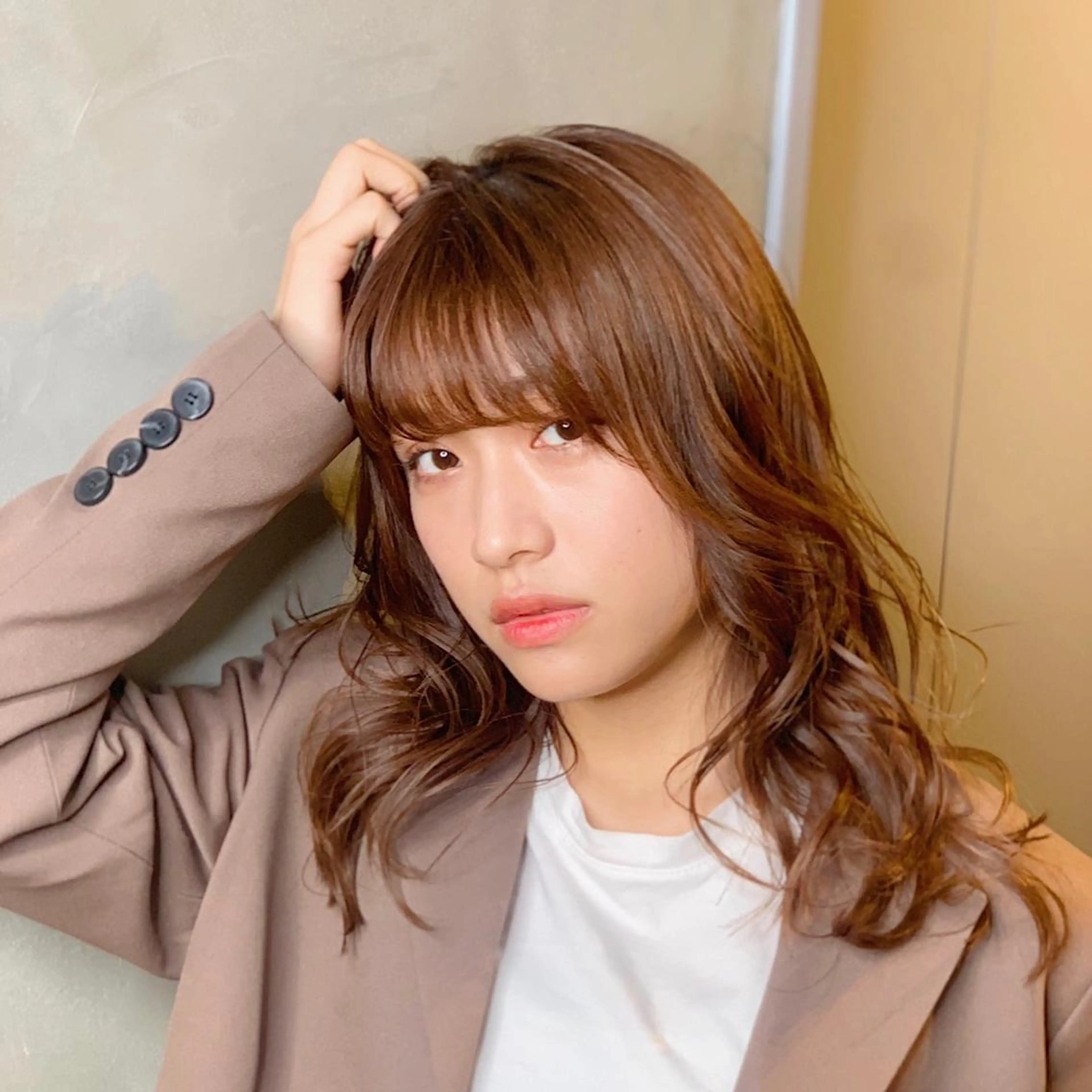 ミディアム カラー 🦋韓国系指名No1 店長/圓山 祐也🦋のヘアスタイル