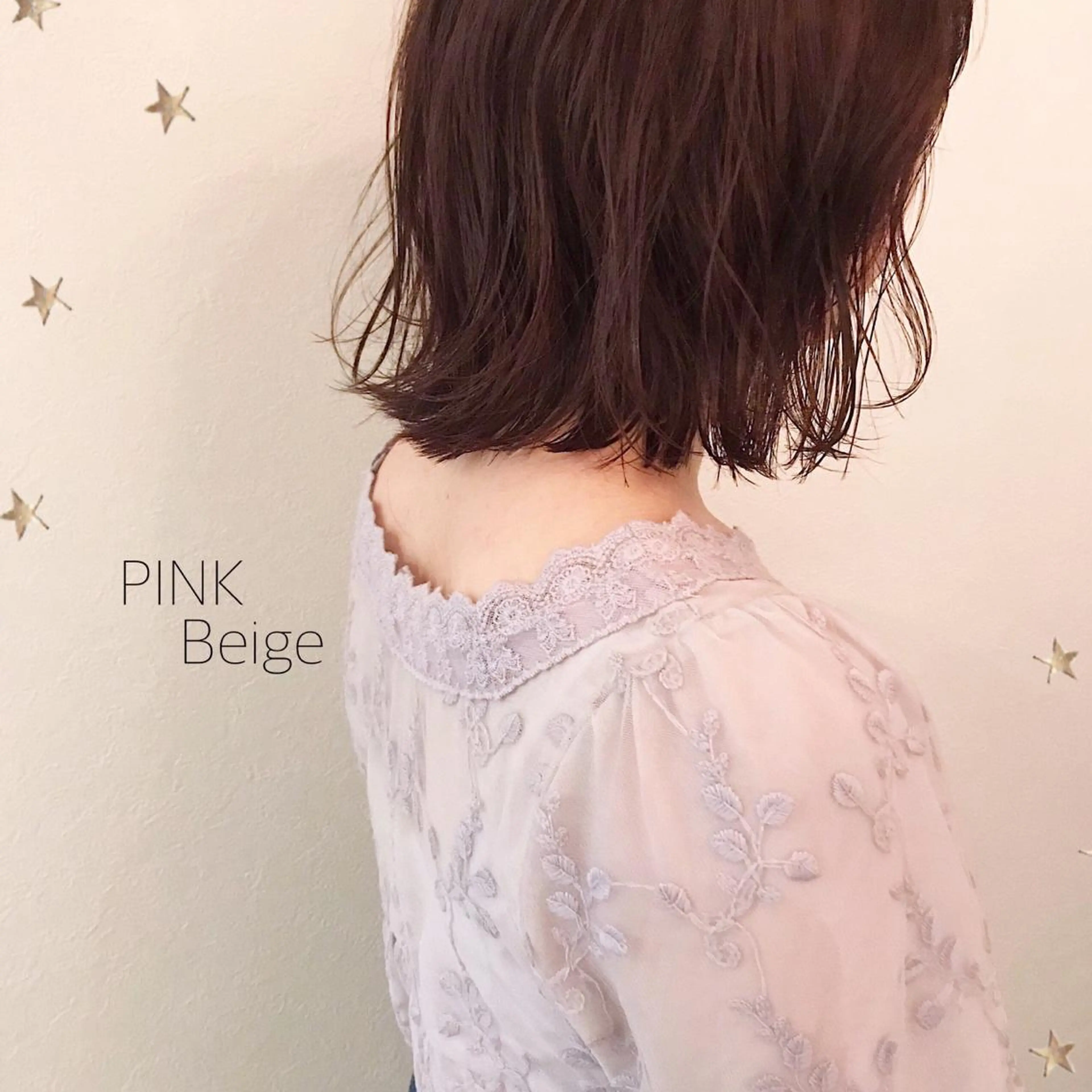 ミディアム カラー 市川 千夏のヘアスタイル