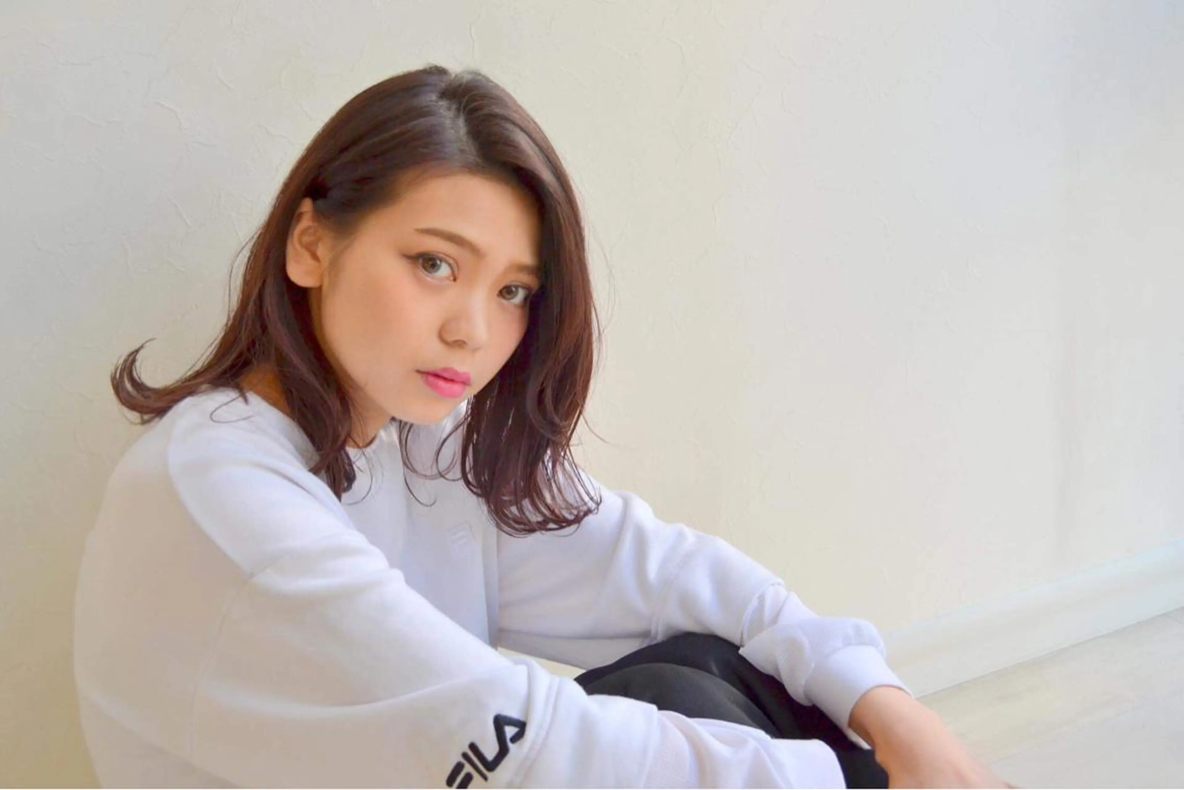 ミディアム カラー ブラウンカラー バイオレットカラー バイオレットブラウン メンズ指名多数!! SiLO 田島のヘアスタイル