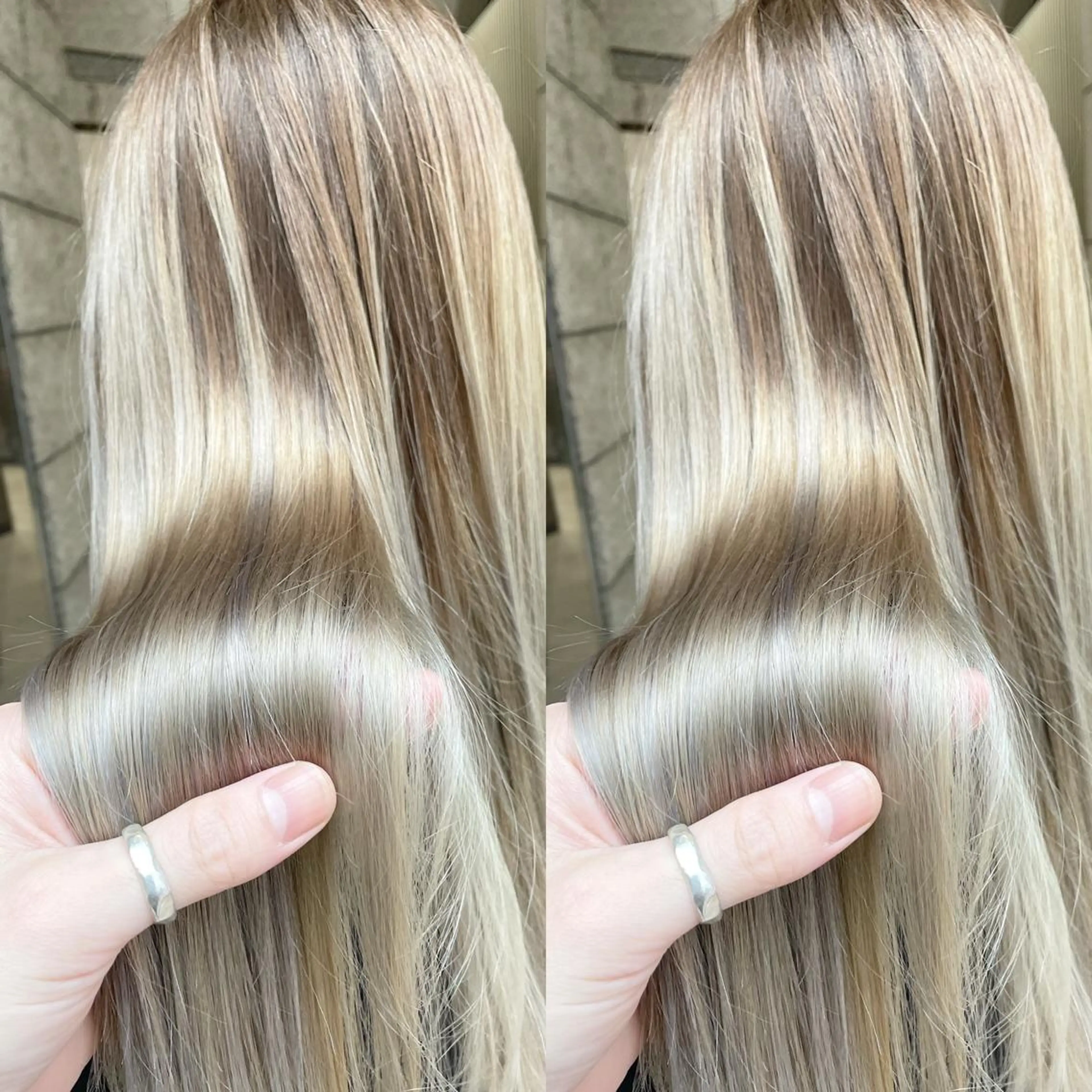 ロング ヘアカラー トリートメント 韓国レイヤー/ツヤ髪 🤍kosuke🤍のヘアスタイル