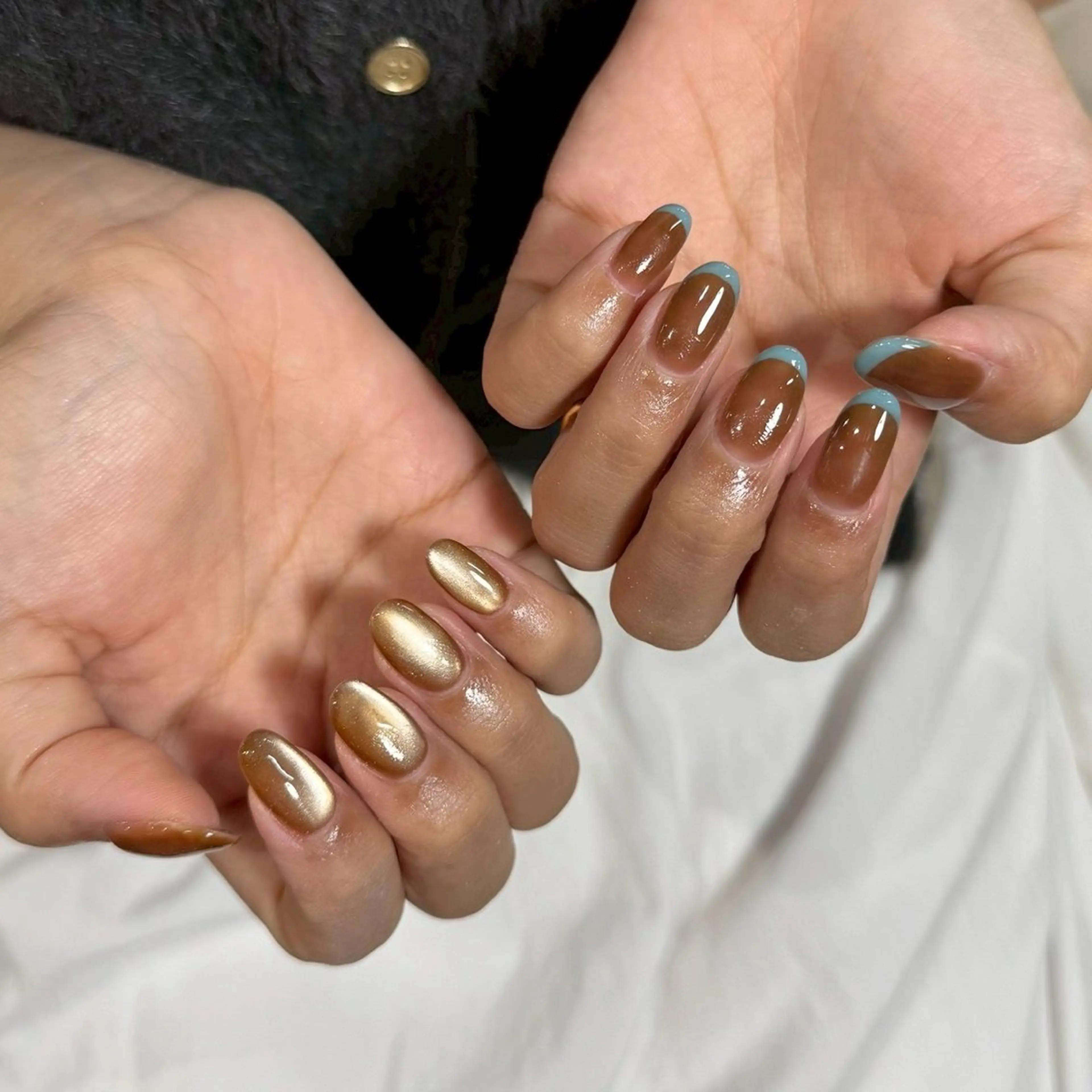 ネイル フットネイル フレンチネイル マグネットネイル ハンドネイル LAVISH manaのネイルデザイン