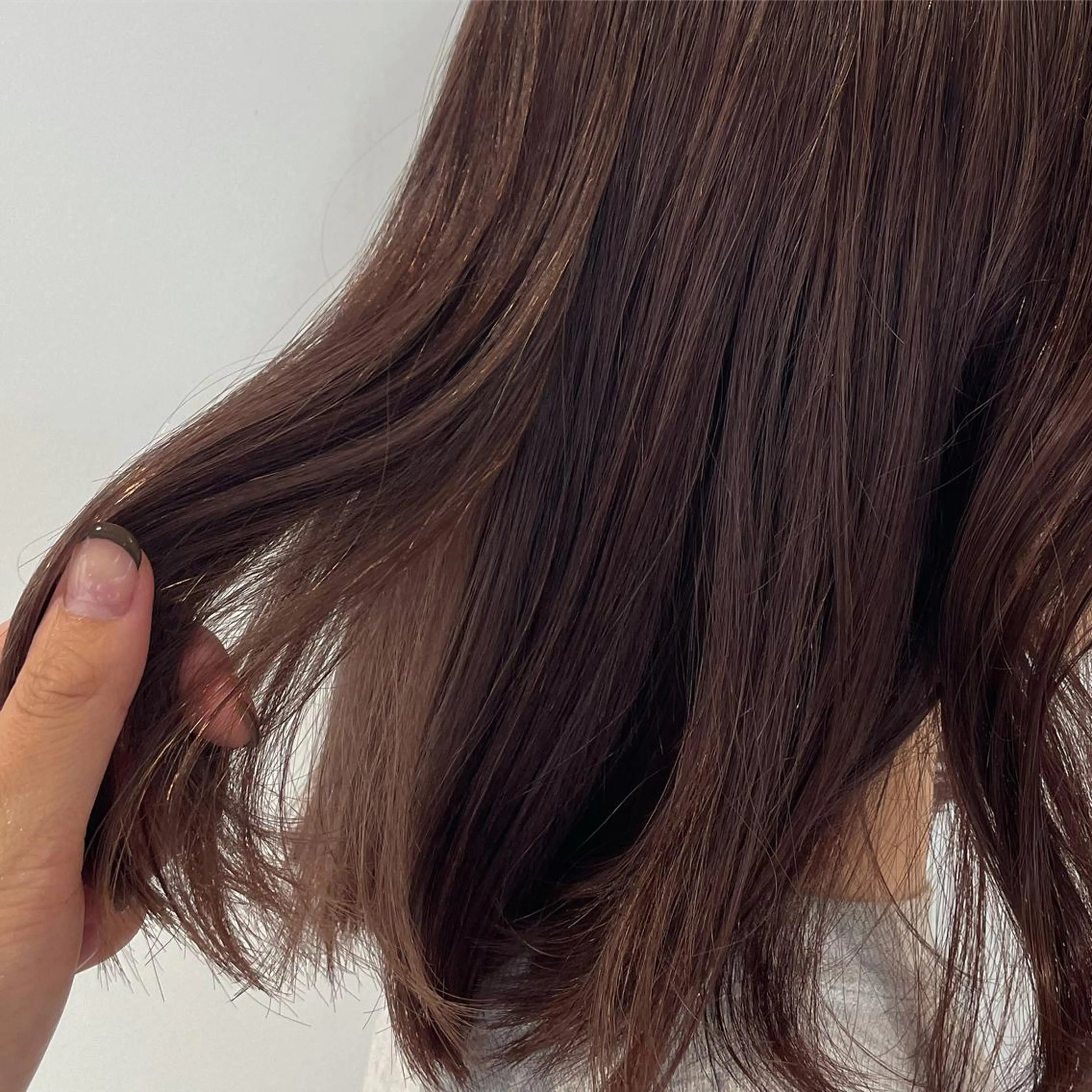 ミディアム カラー ブラウンカラー noa ☪︎のヘアスタイル