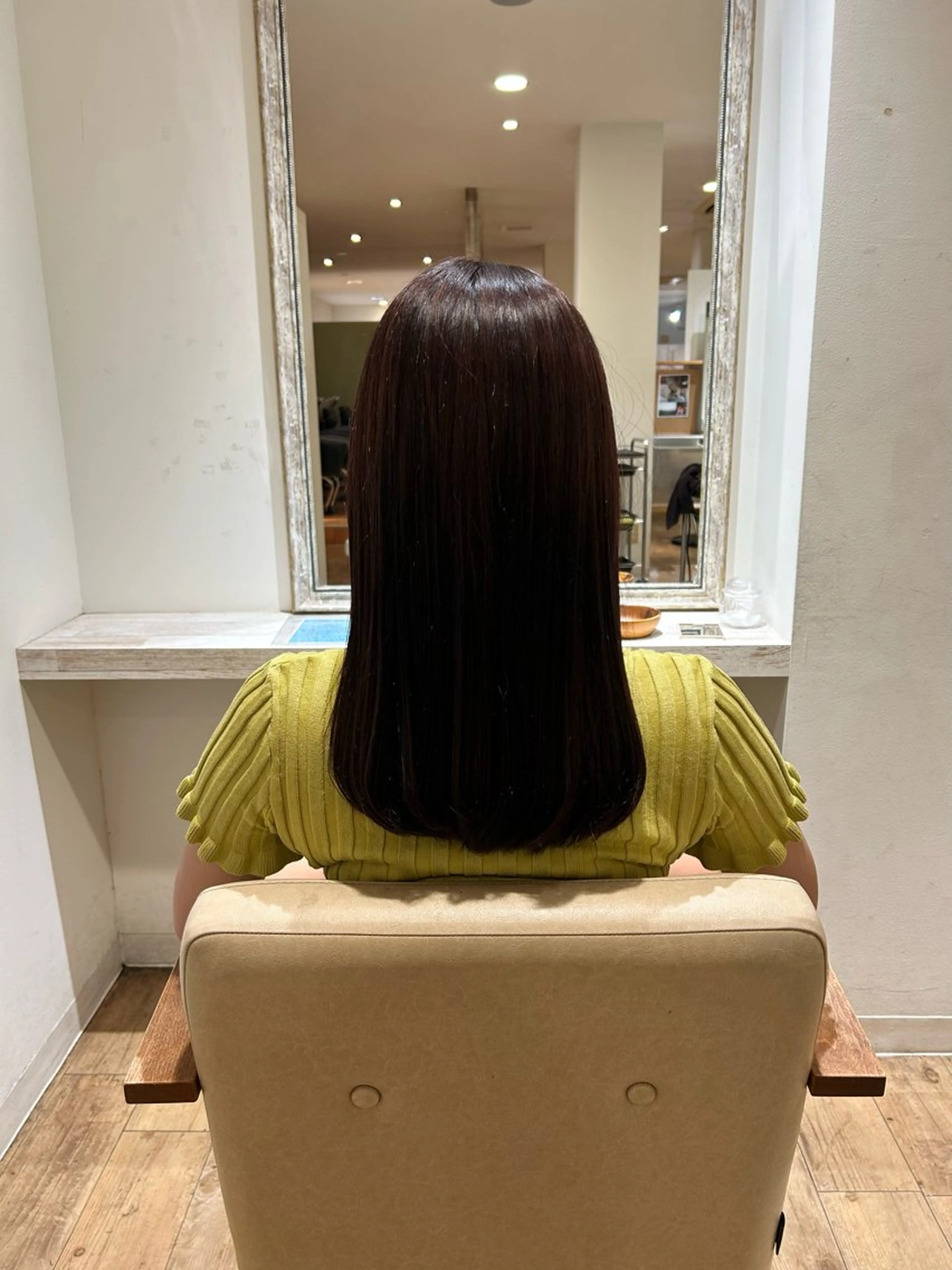 カラー かとう はるかのヘアスタイル