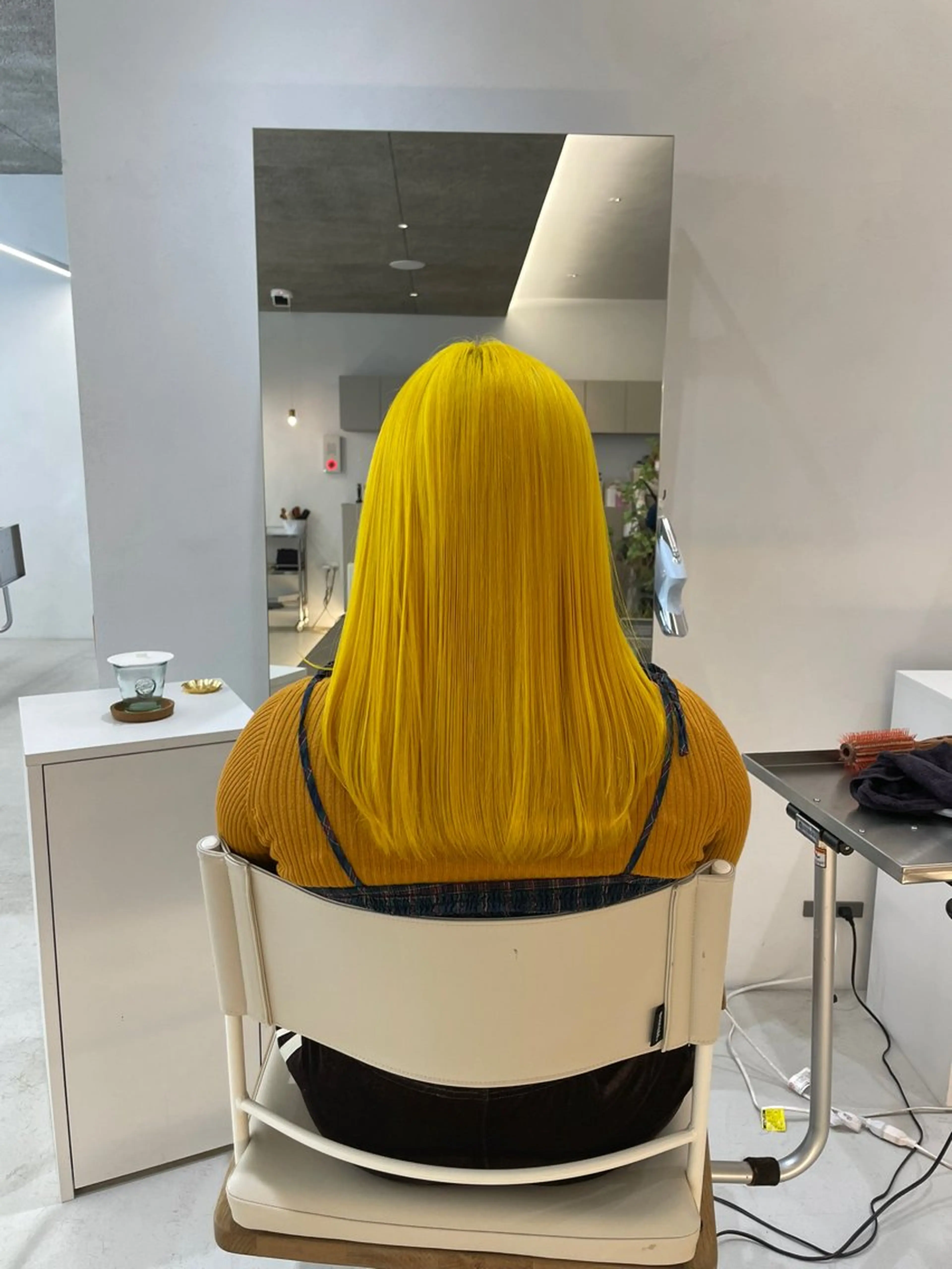 ミディアム カラー ヘアカラー トリートメント 透明感/艶髪カラー/ 韓国/rinaのヘアスタイル