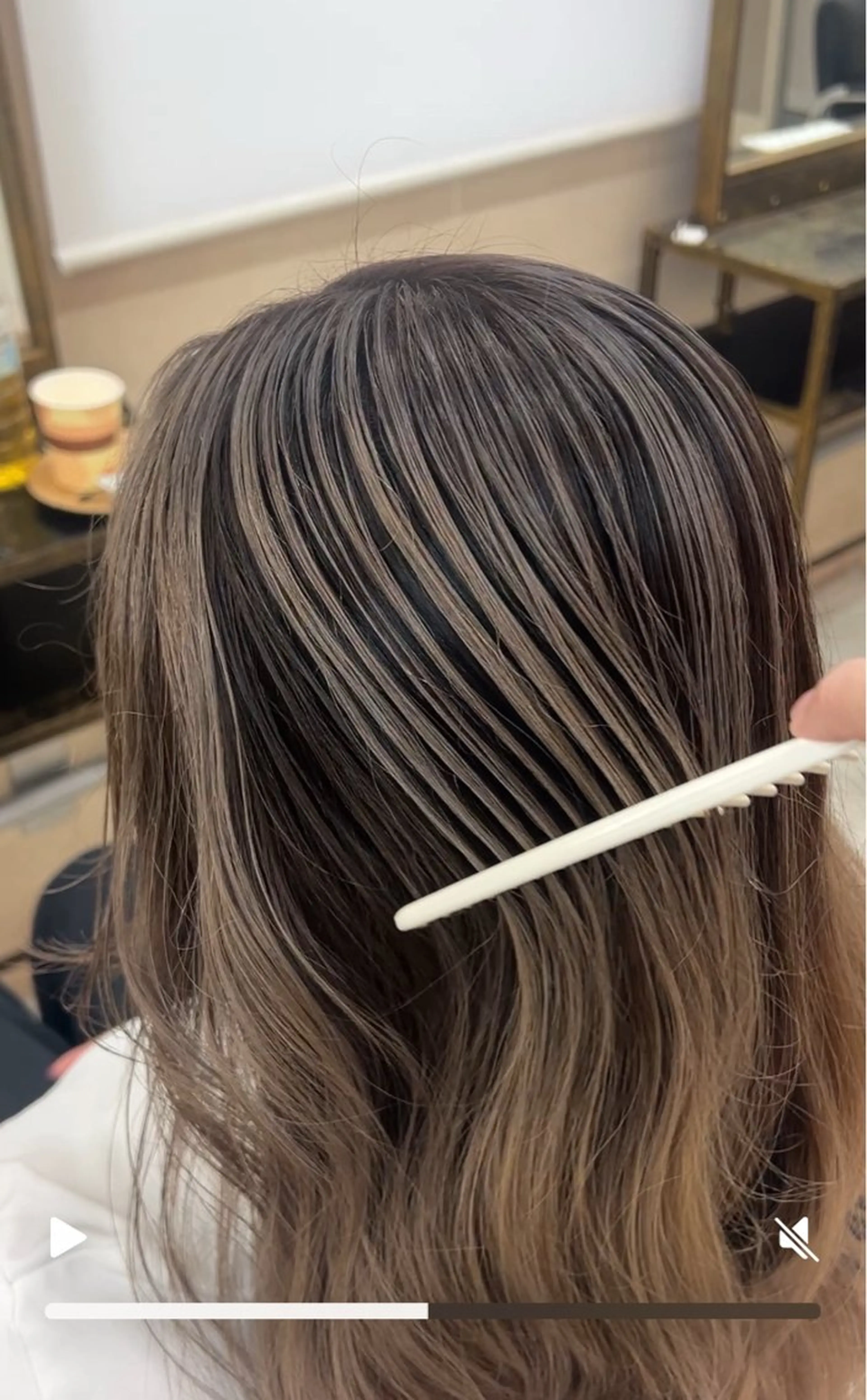 セミロング カラー ボブ・パーマ特化 🌟フジタのヘアスタイル