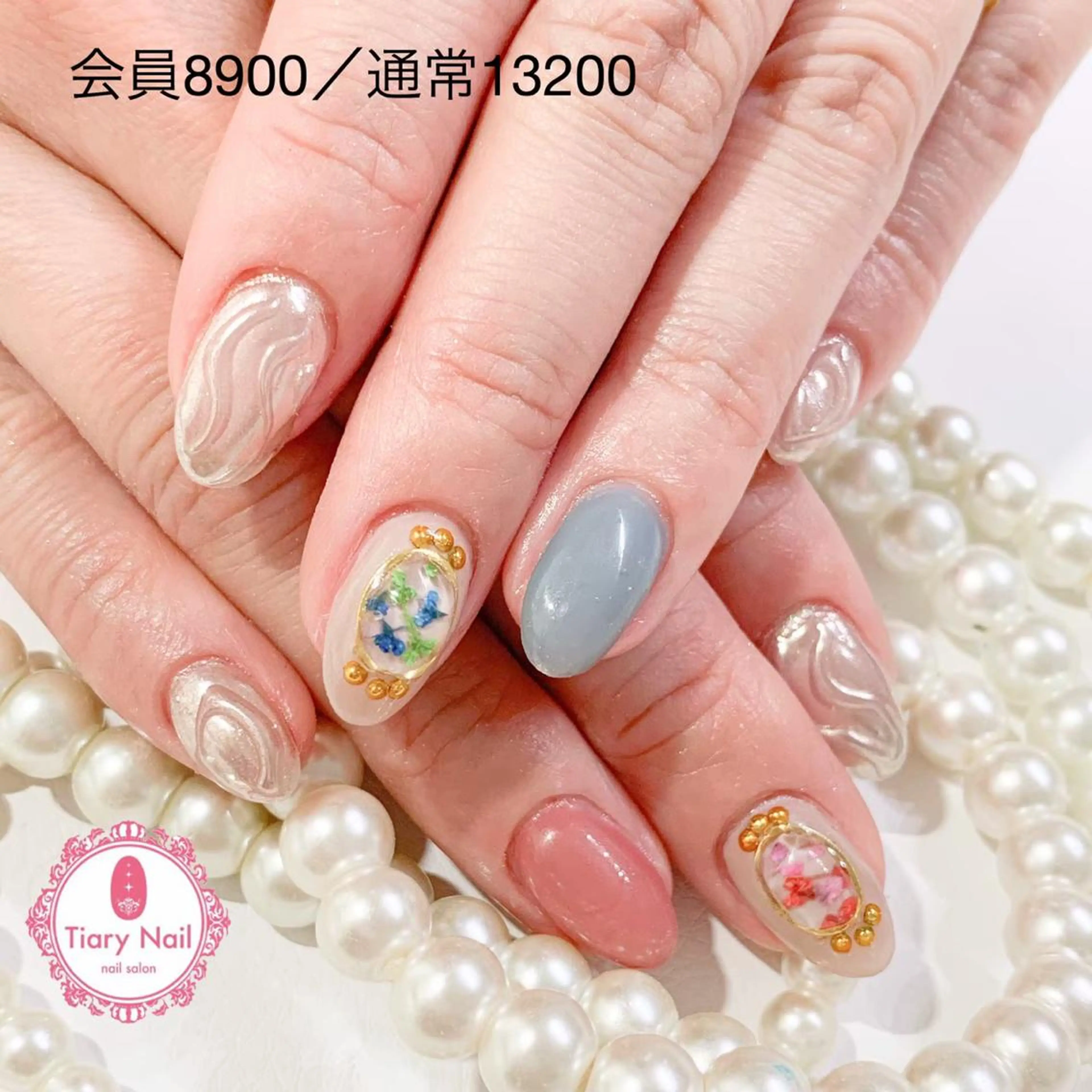 ネイル 💗🪽Tiary Nail🪽💗のネイルデザイン