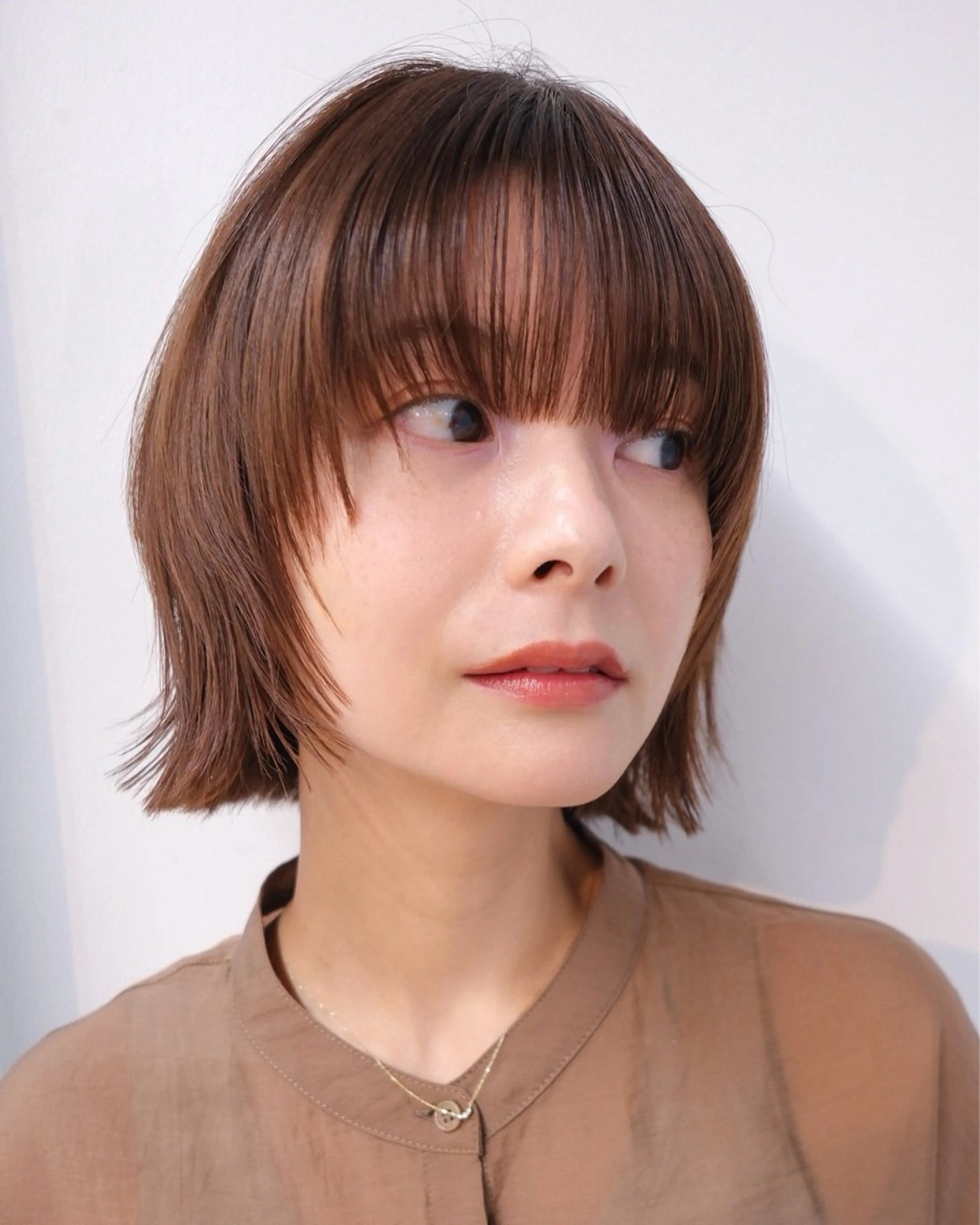 ミディアム カラー ボブレイヤー ボブ レイヤーカット カット ヘアカラー トリートメント ボブ/ミディアム 親しみやすさ/さくらのヘアスタイル