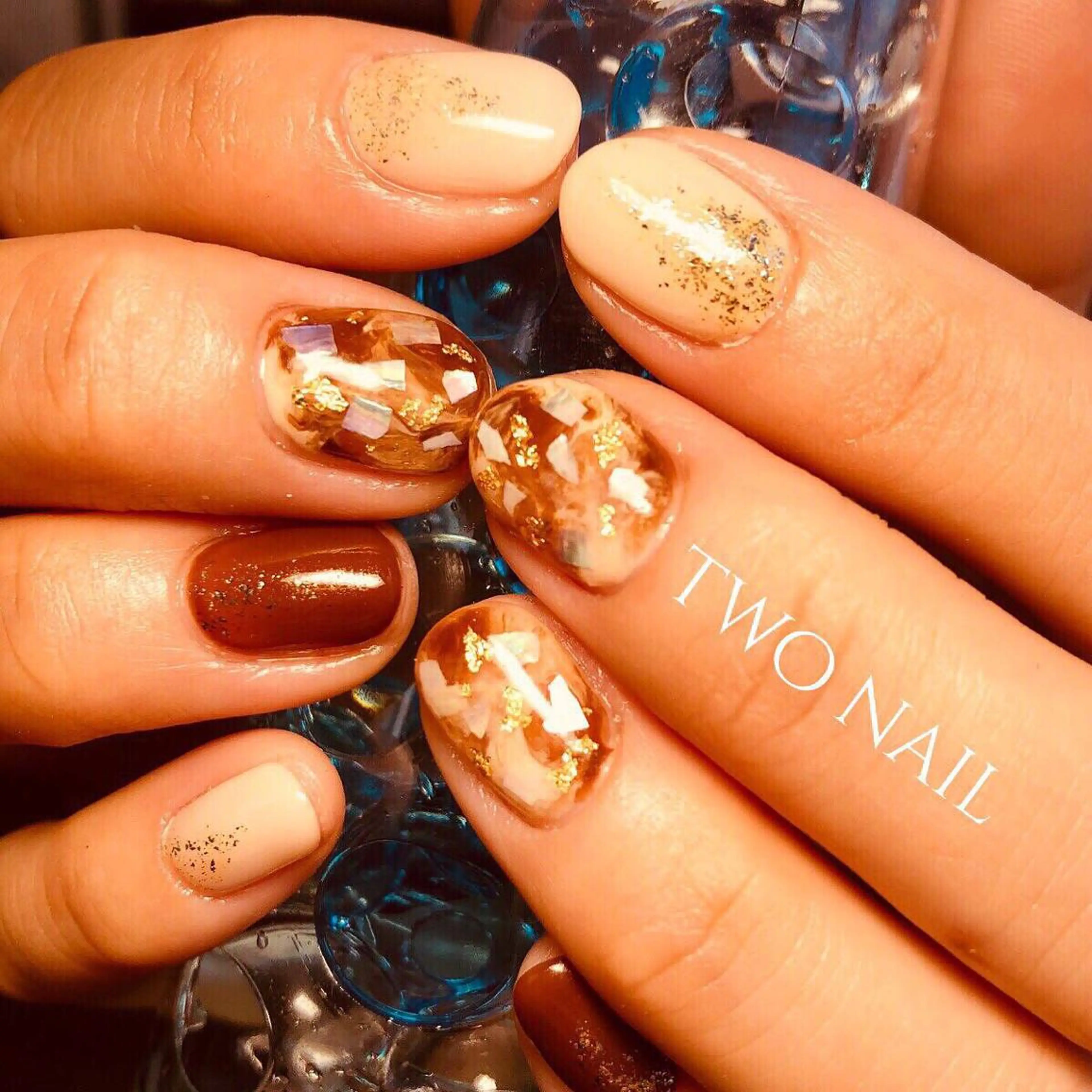 ネイル ニュアンスネイル two nailのネイルデザイン
