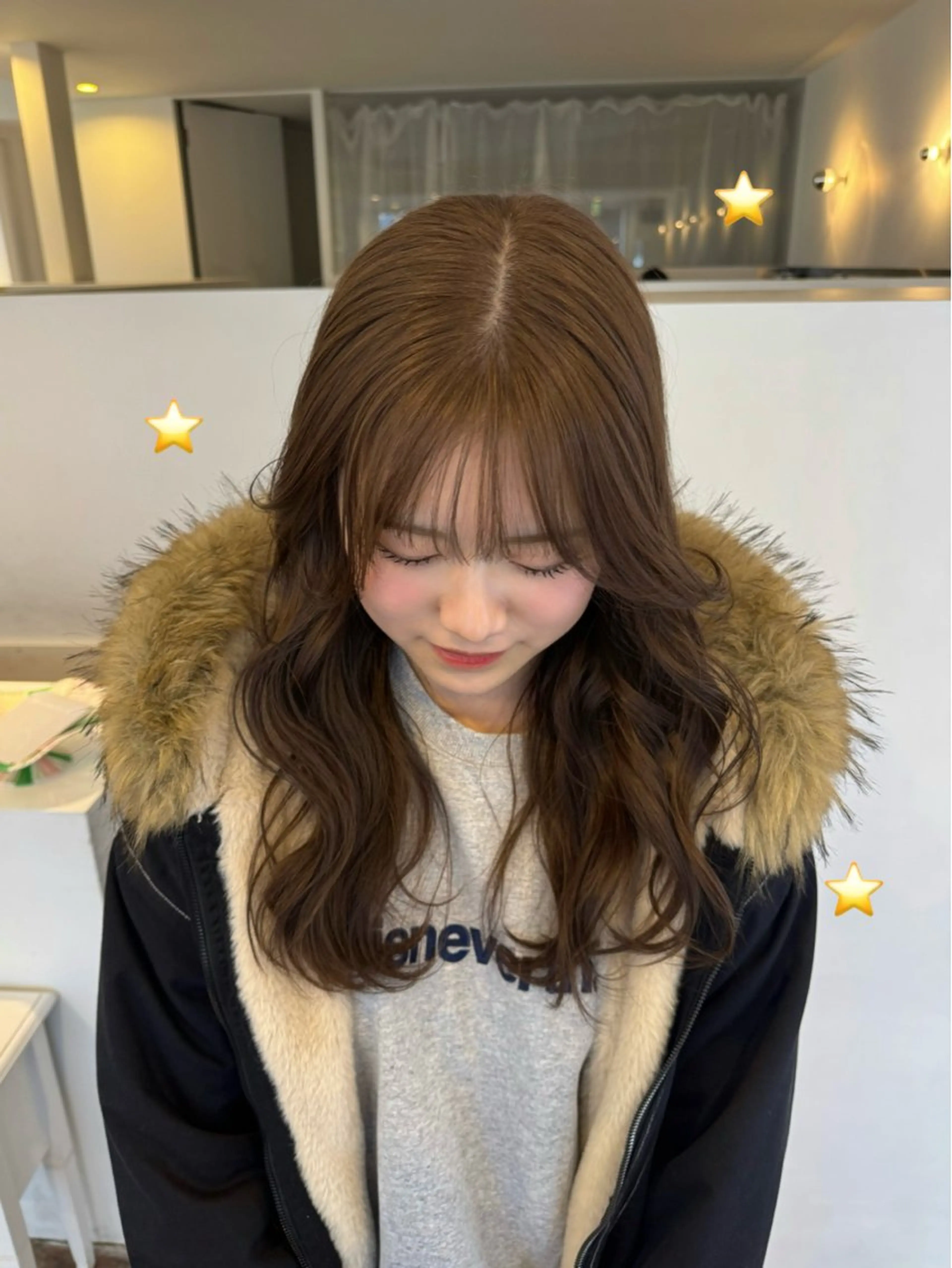 🎀ミニモ限定🎀似合わせカット＋ブリーチなしダブルカラー＋オージュア2stepトリートメント🕯🫧の写真