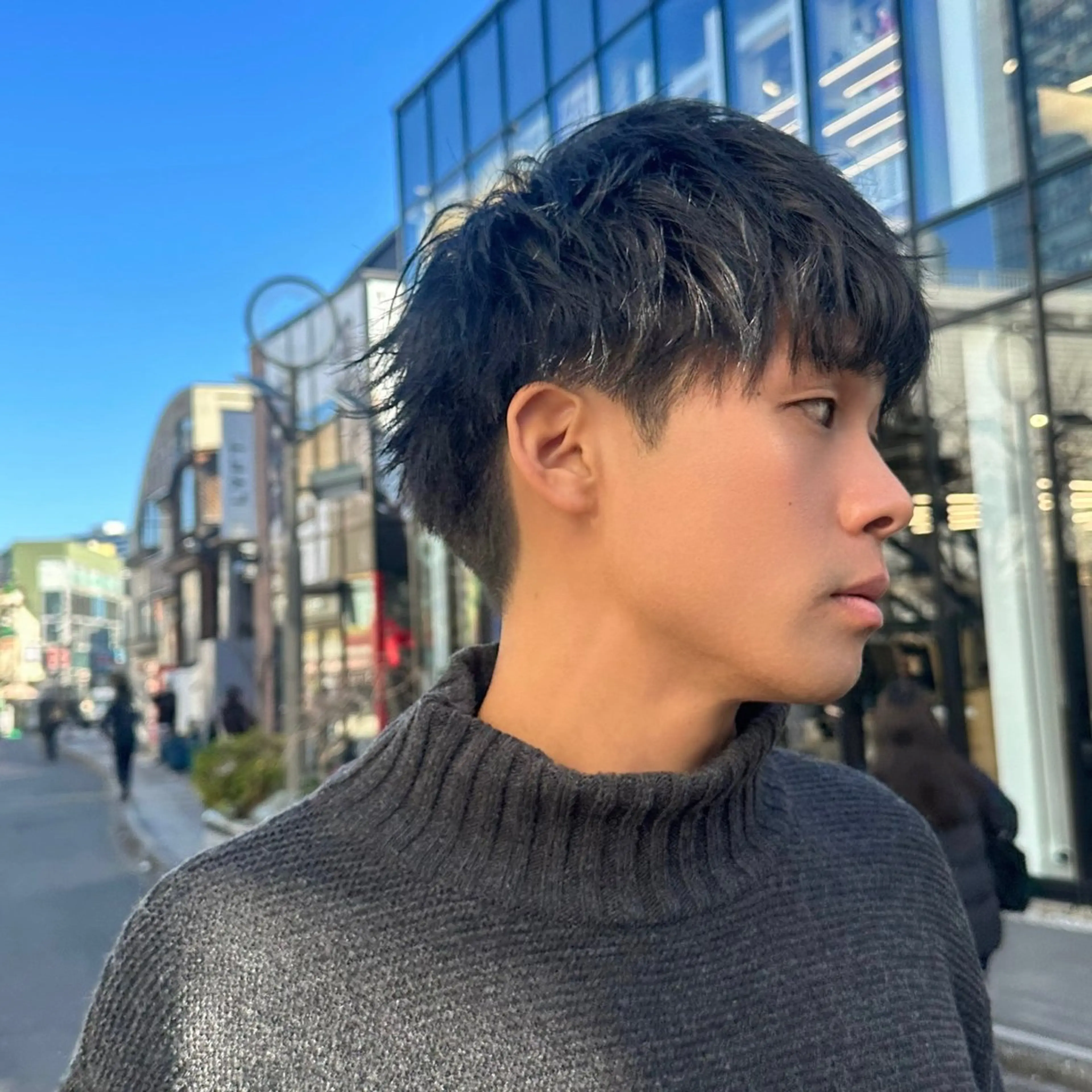 ショート カラー パーマ メンズ カルマパーマ メンズパーマ スペインカール ツイストスパイラルパーマ 刈り上げ 朝楽メンズパーマ 🥇メンズカット吉田のヘアスタイル