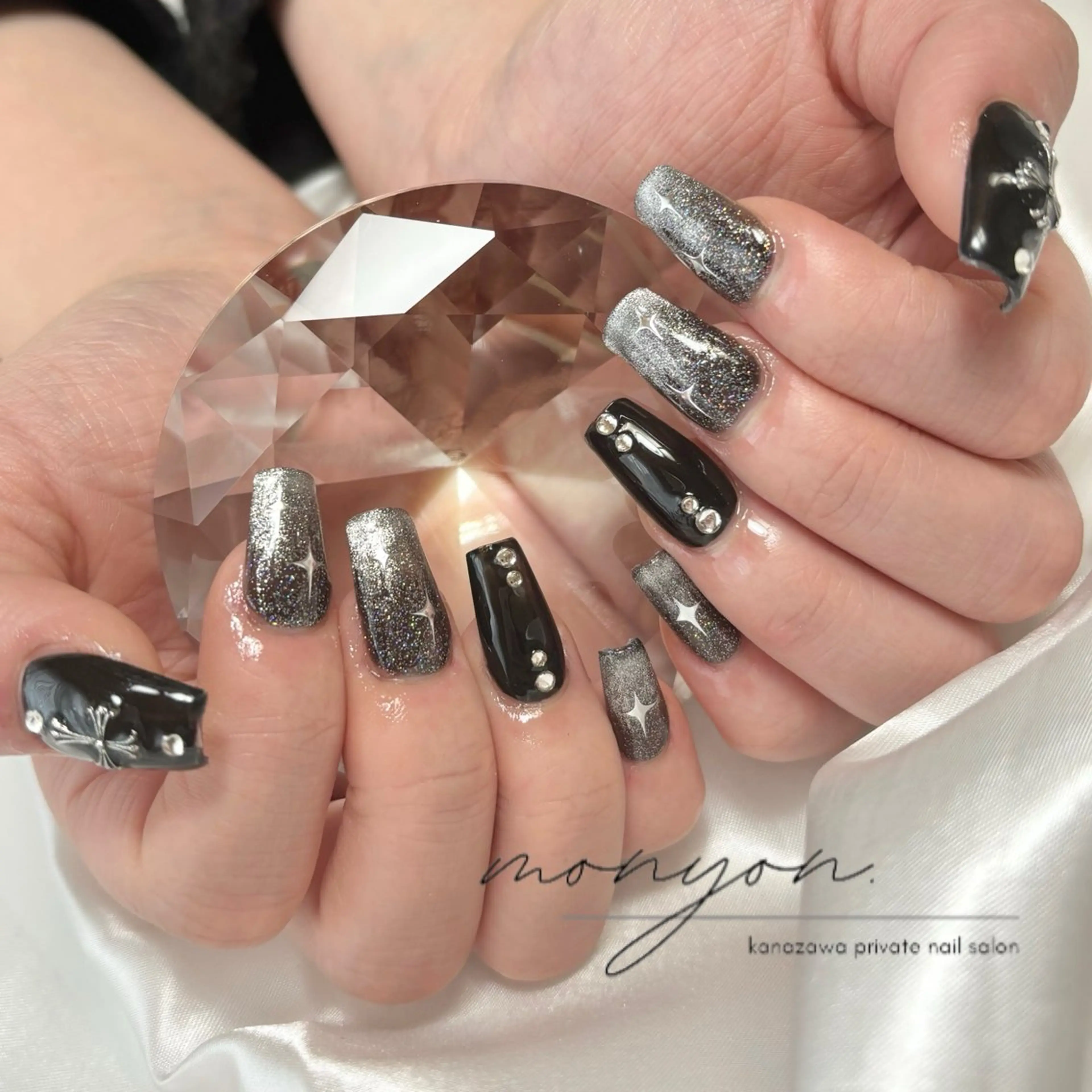 ネイル 長さ出し ハンドネイル etoile filanteのネイルデザイン