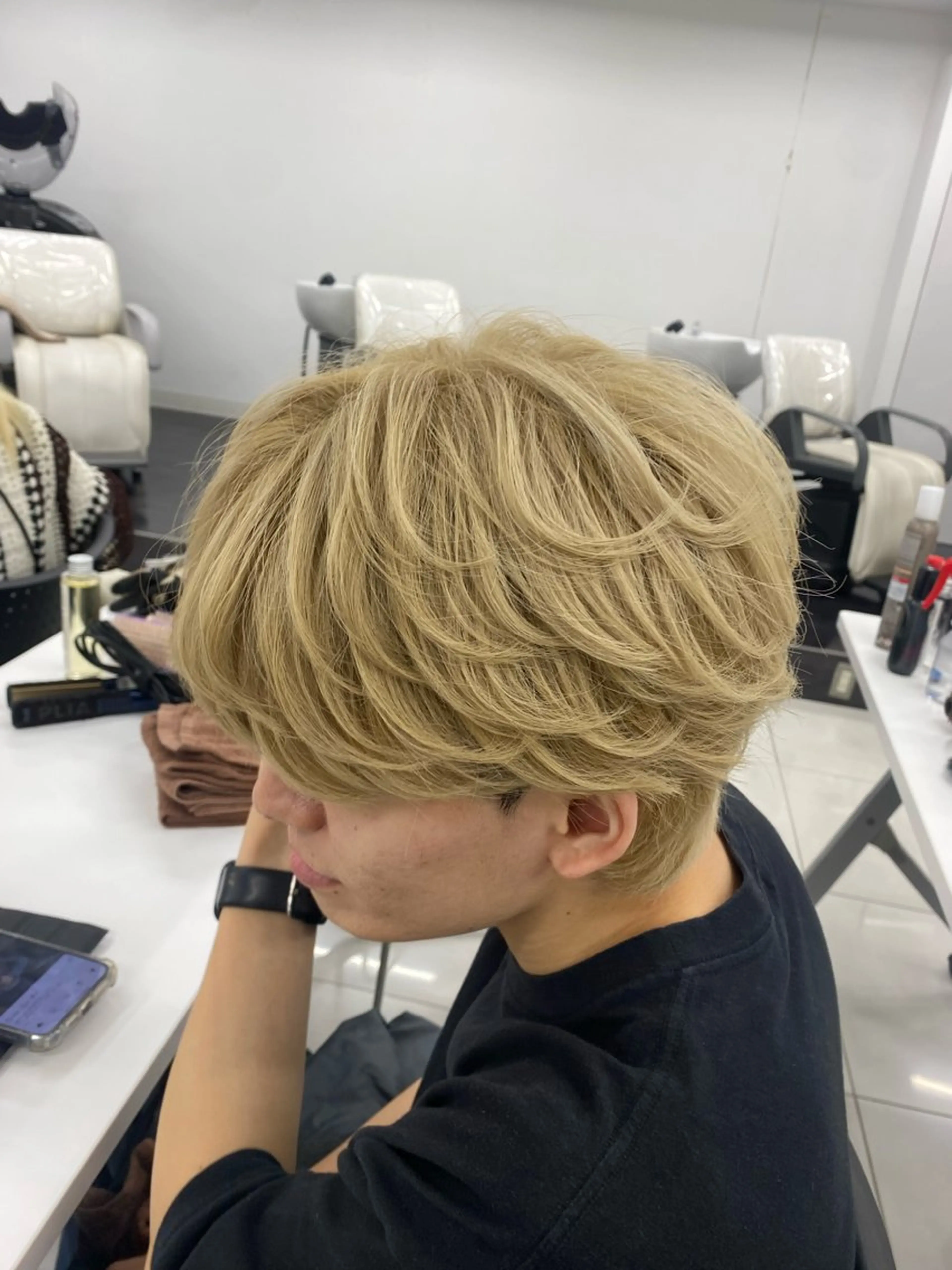 ショート カット ヘアセット 髪質改善/レイヤー 🫧山本勇輝🫧のヘアスタイル