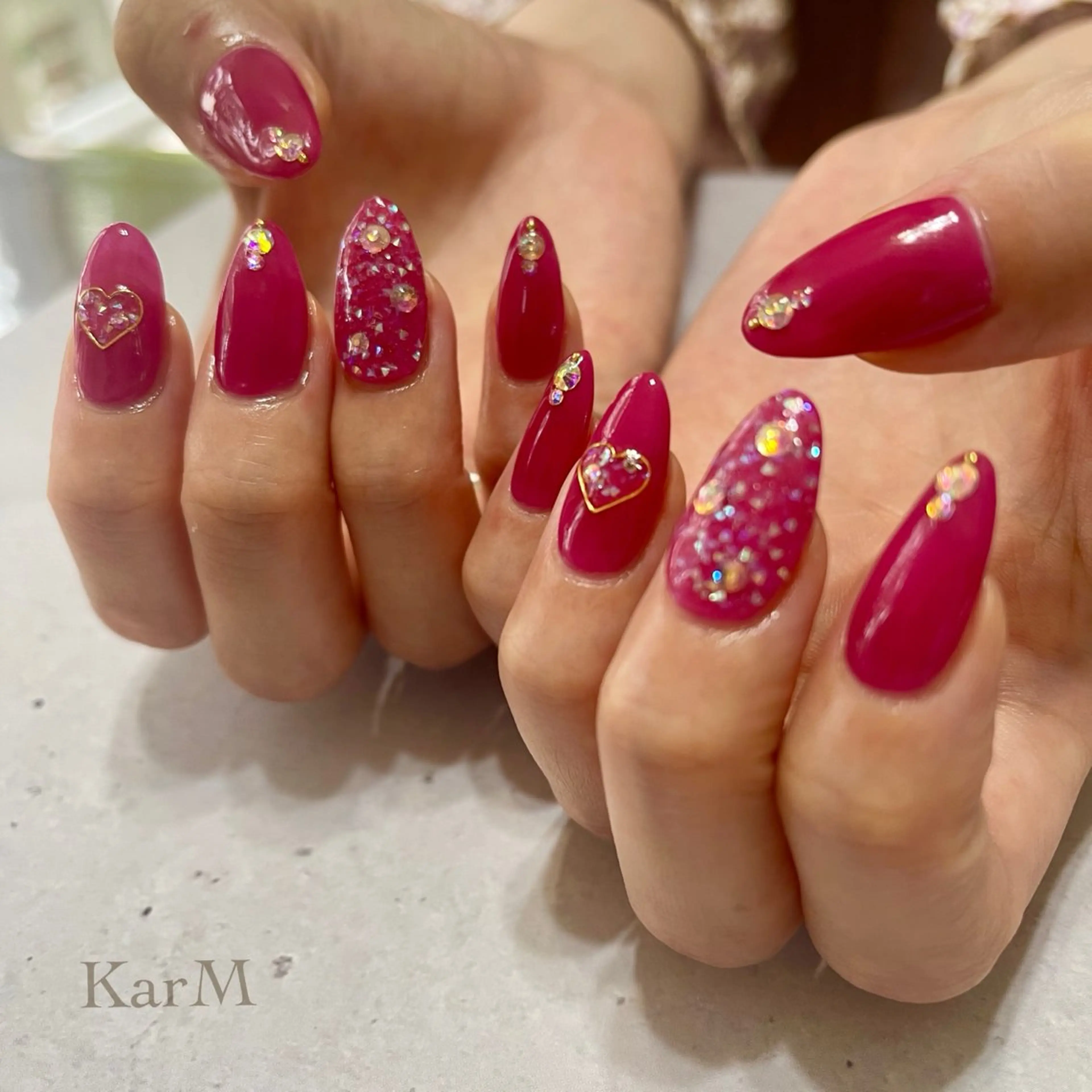 ネイル オーロラネイル チークネイル フットネイル フレンチネイル 韓国ネイル ハンドネイル ogino karinのネイルデザイン