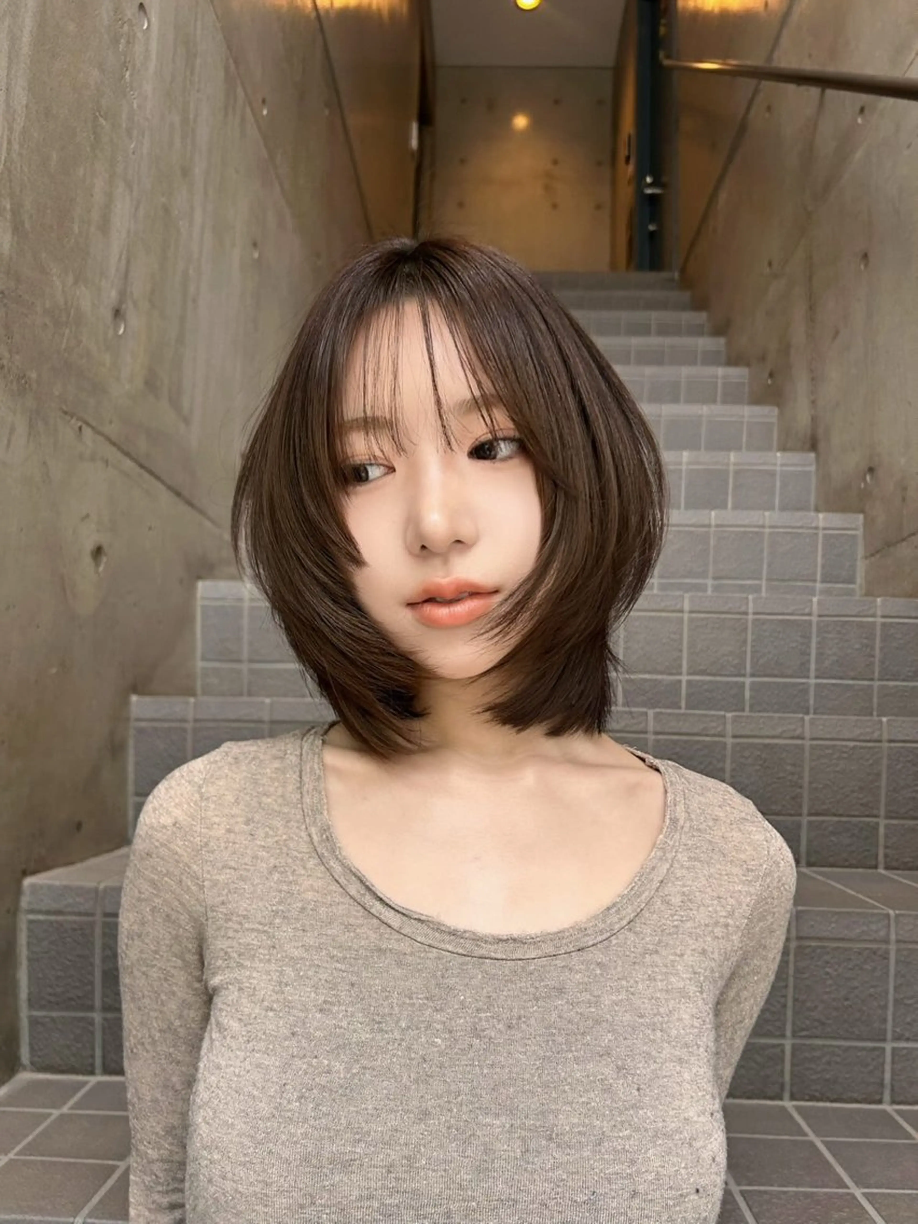 ミディアム カット yuka 【ユウカ】のヘアスタイル