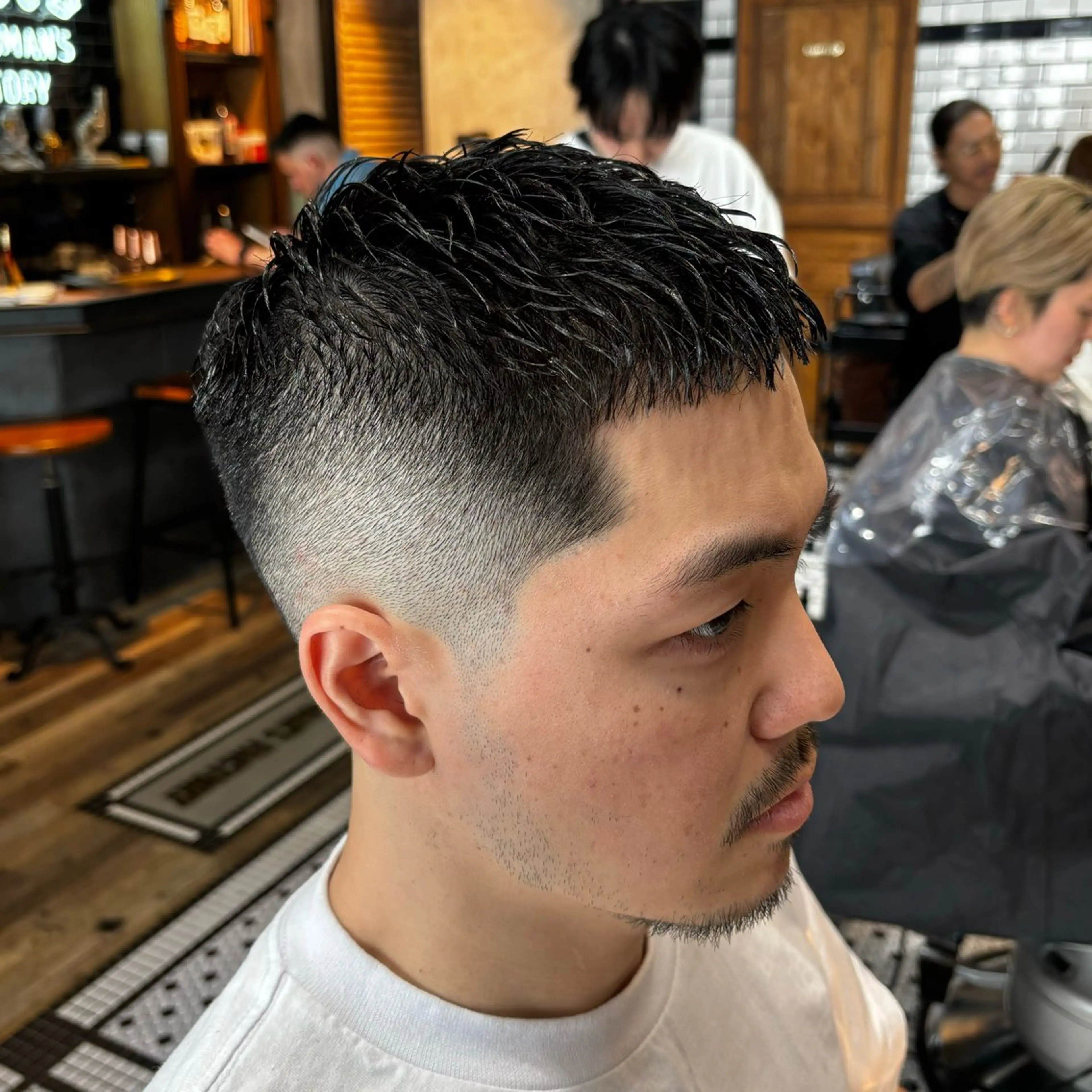 メンズ ビジネス フェードカット スキンフェード 💈AOTA KEISHI💈のヘアスタイル