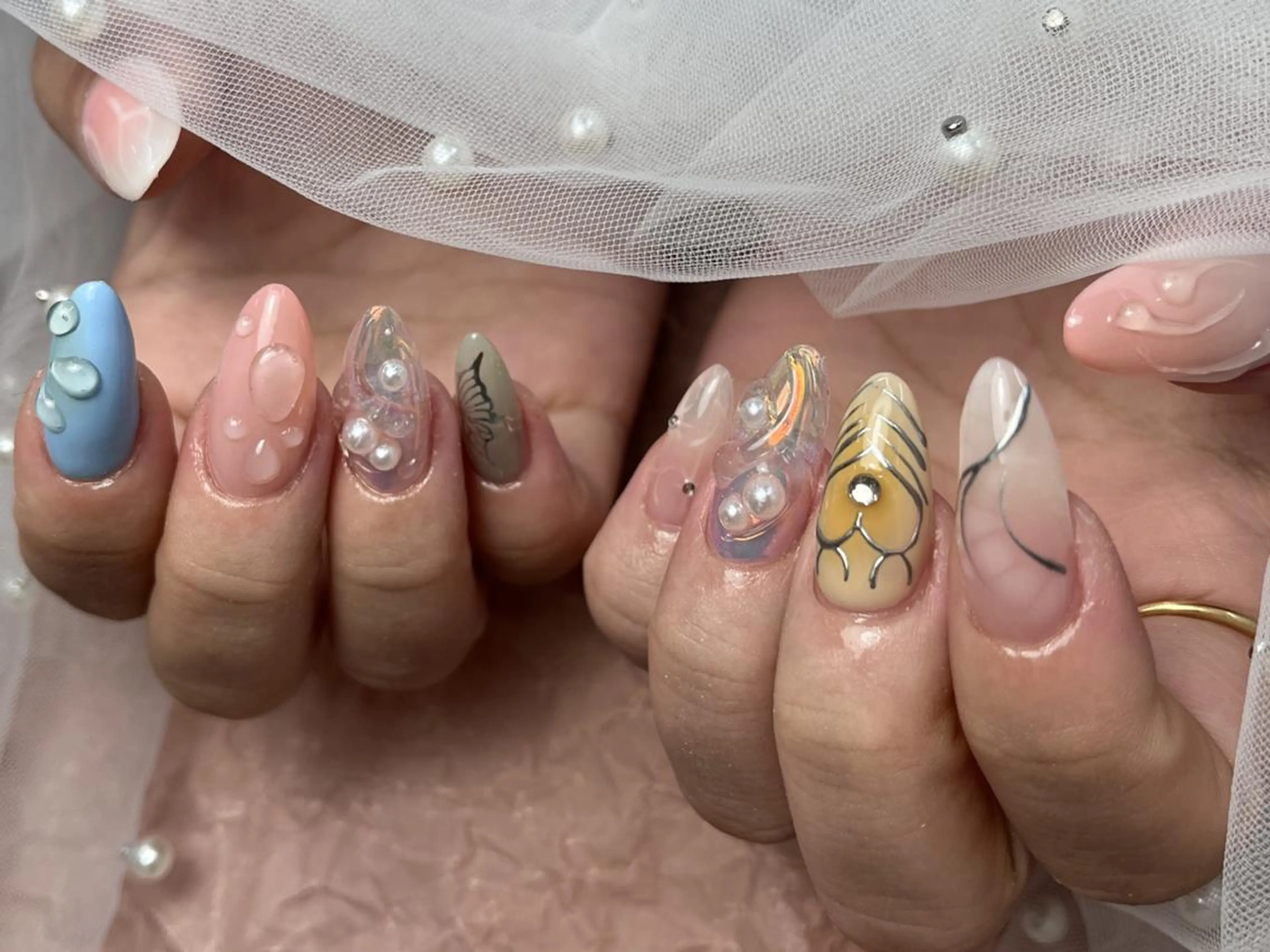 ネイル アートネイル ジェルネイル ハンドネイル ToliyDeliy Nail Salonのネイルデザイン