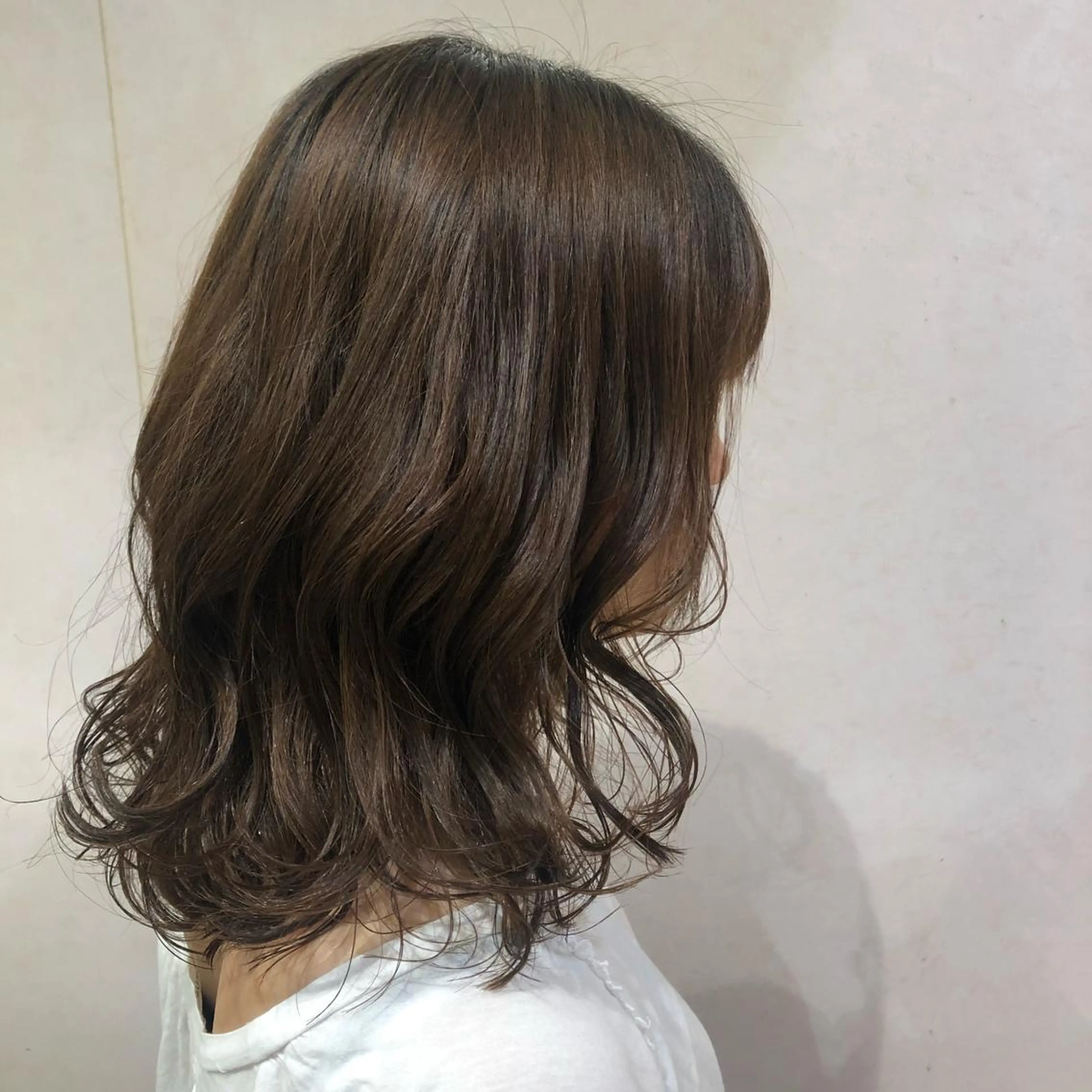 ミディアム 髪質改善 髪質改善カラーゆうひのヘアスタイル